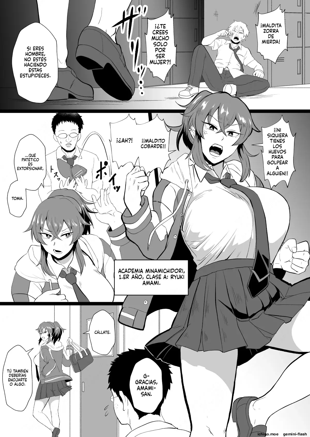 Ore, Nanka Okashii ka Amami Ryuuki wa Seito Shidouchuu! (Spanish) MTL capítulo 1 página 2