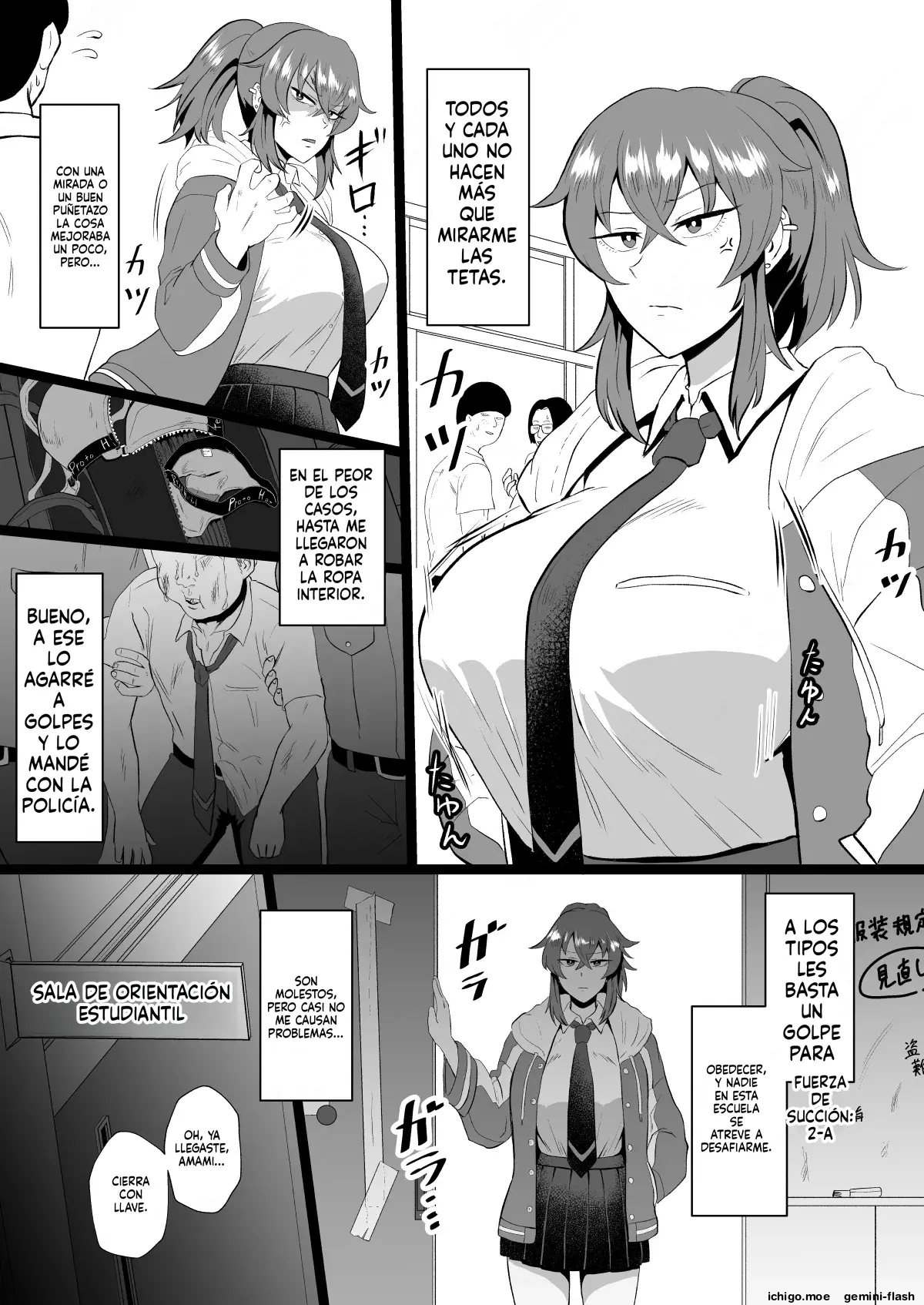 Ore, Nanka Okashii ka Amami Ryuuki wa Seito Shidouchuu! (Spanish) MTL capítulo 1 página 4