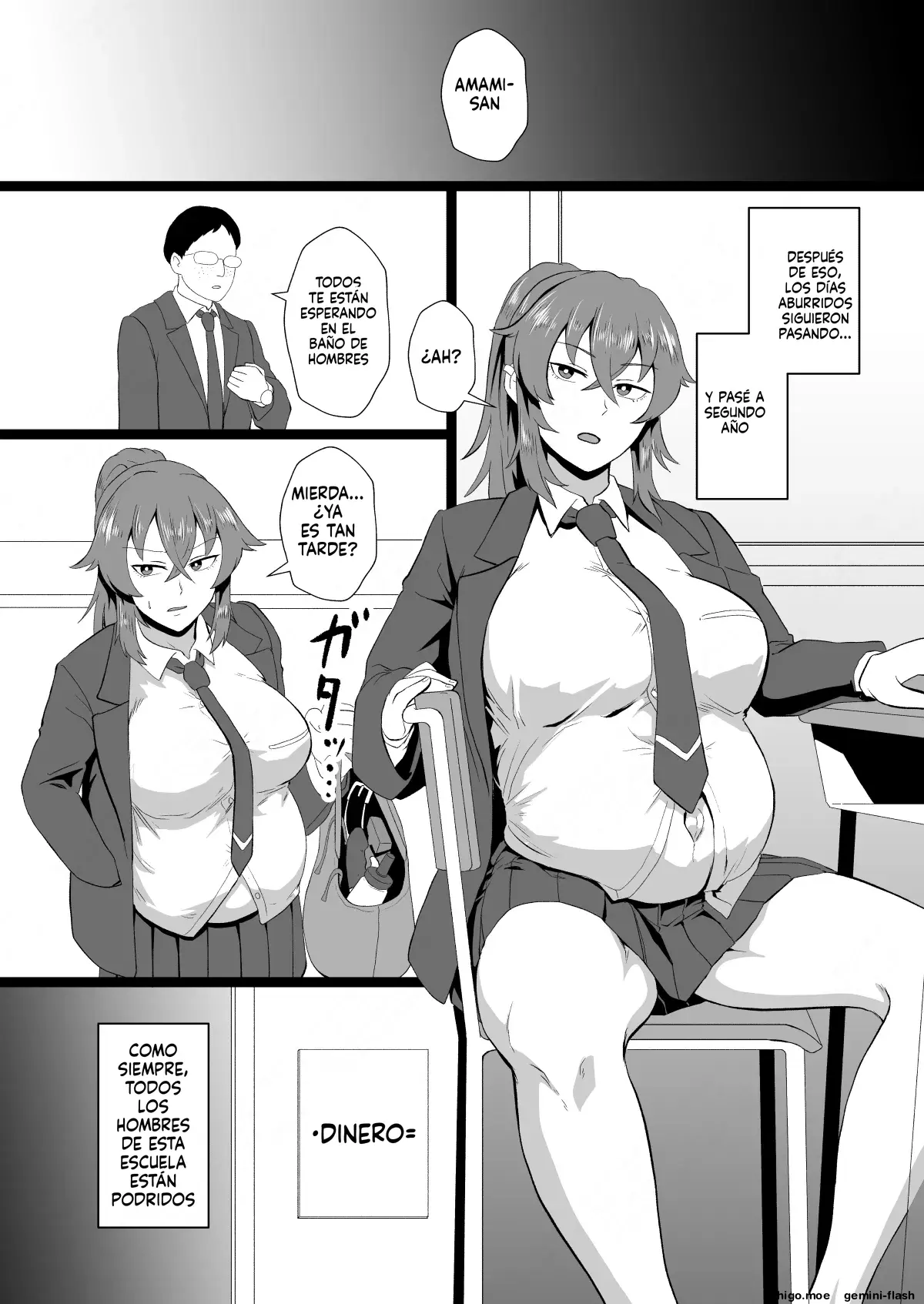 Ore, Nanka Okashii ka Amami Ryuuki wa Seito Shidouchuu! (Spanish) MTL capítulo 1 página 34