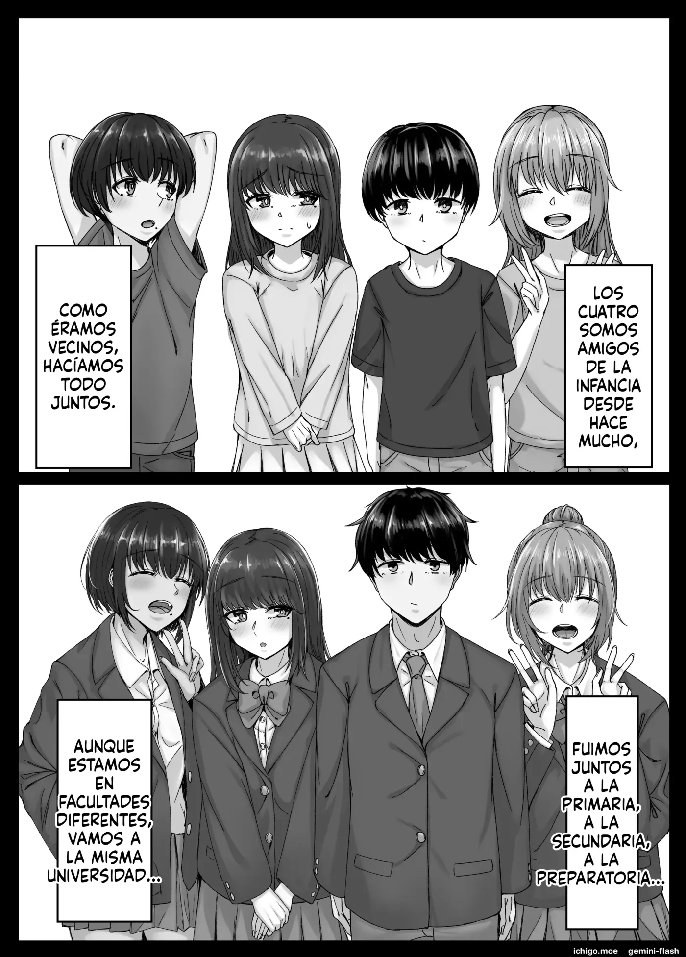 Osananajimi harem kara hajimaru koibito seikatsu 2 (Spanish) MTL capítulo 1 página 6
