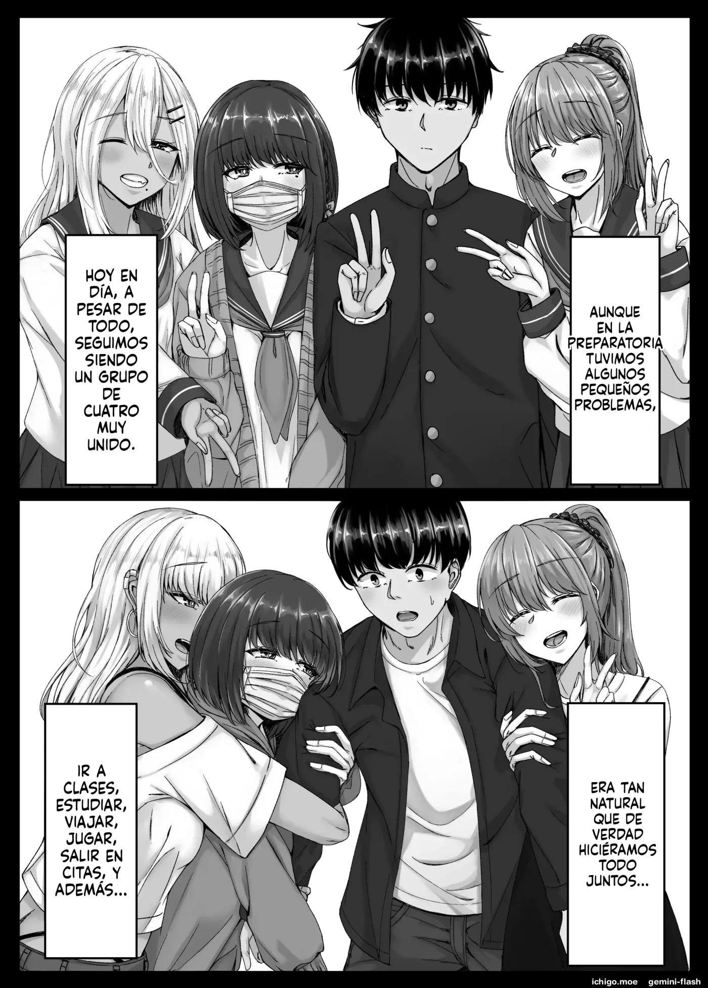 Osananajimi harem kara hajimaru koibito seikatsu 2 (Spanish) MTL capítulo 1 página 7