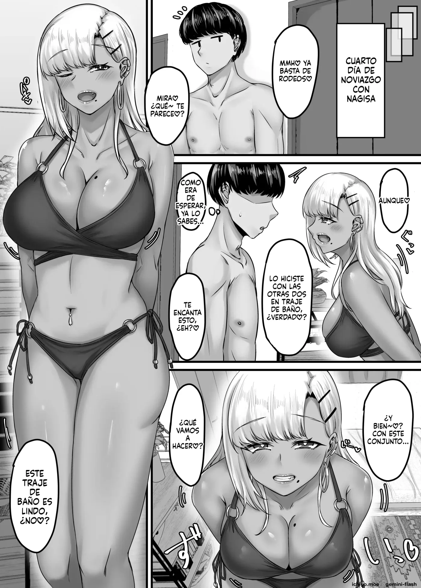 Osananajimi harem kara hajimaru koibito seikatsu 5 (Spanish) MTL capítulo 1 página 53