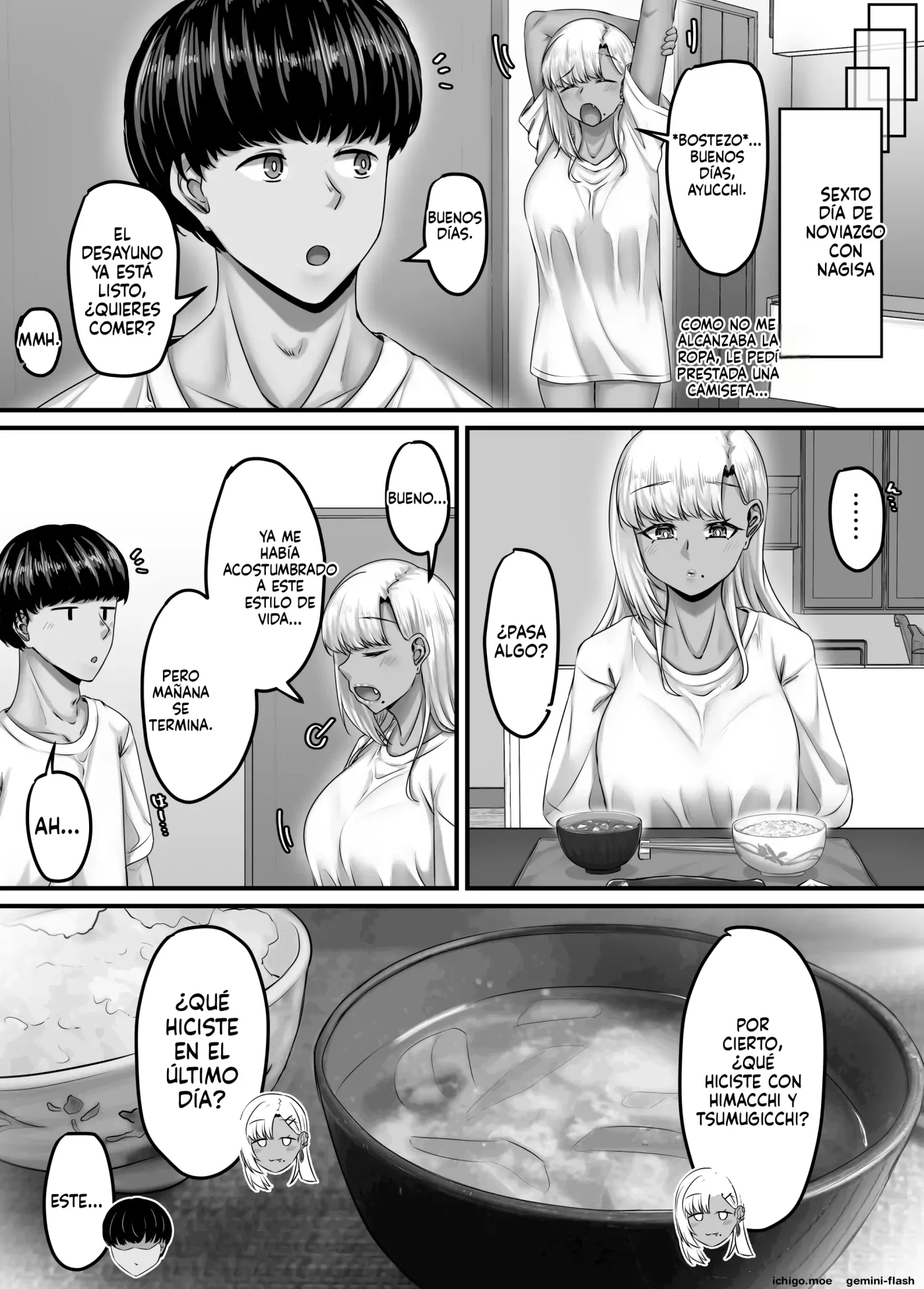 Osananajimi harem kara hajimaru koibito seikatsu 5 (Spanish) MTL capítulo 1 página 75