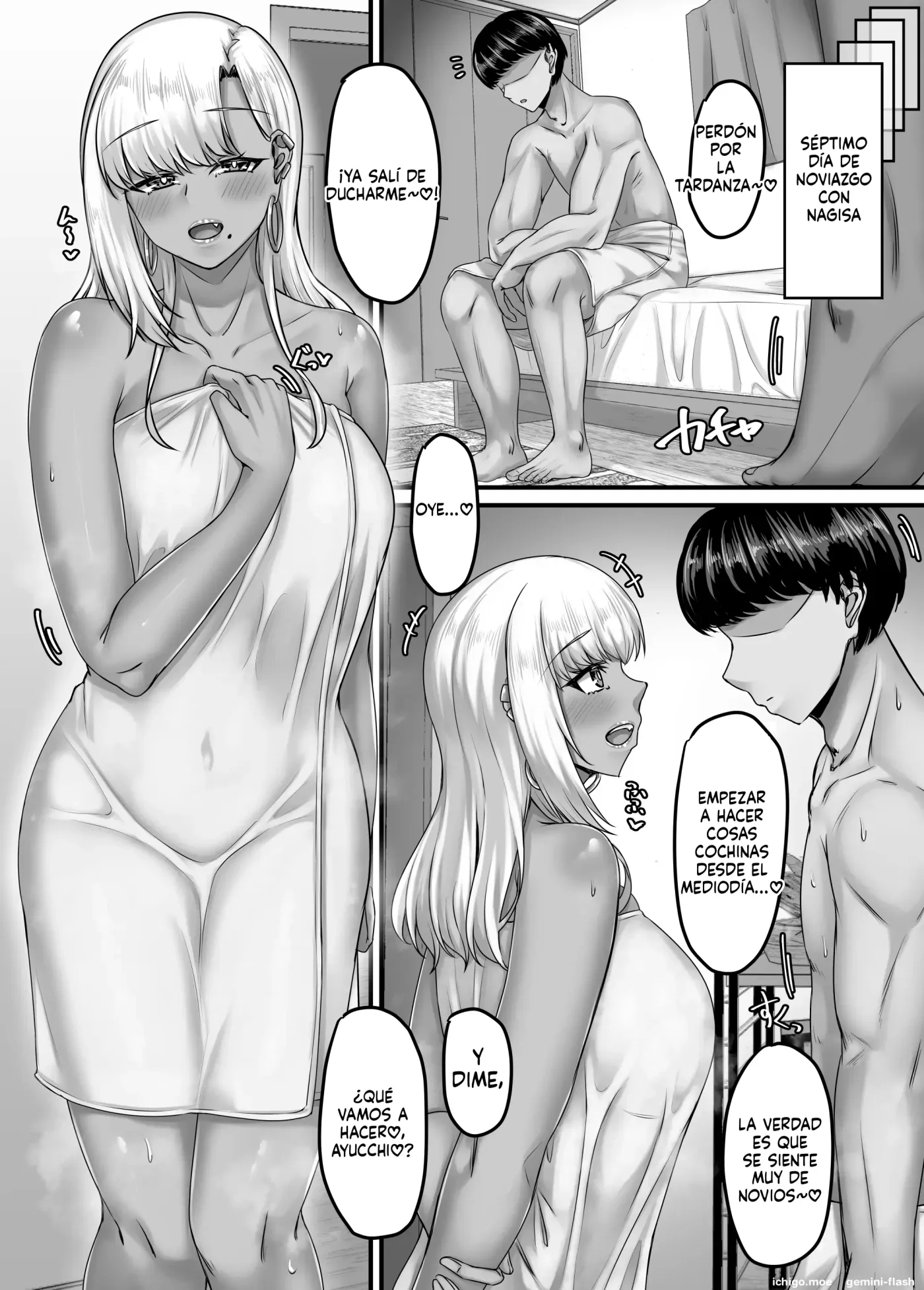Osananajimi harem kara hajimaru koibito seikatsu 5 (Spanish) MTL capítulo 1 página 77