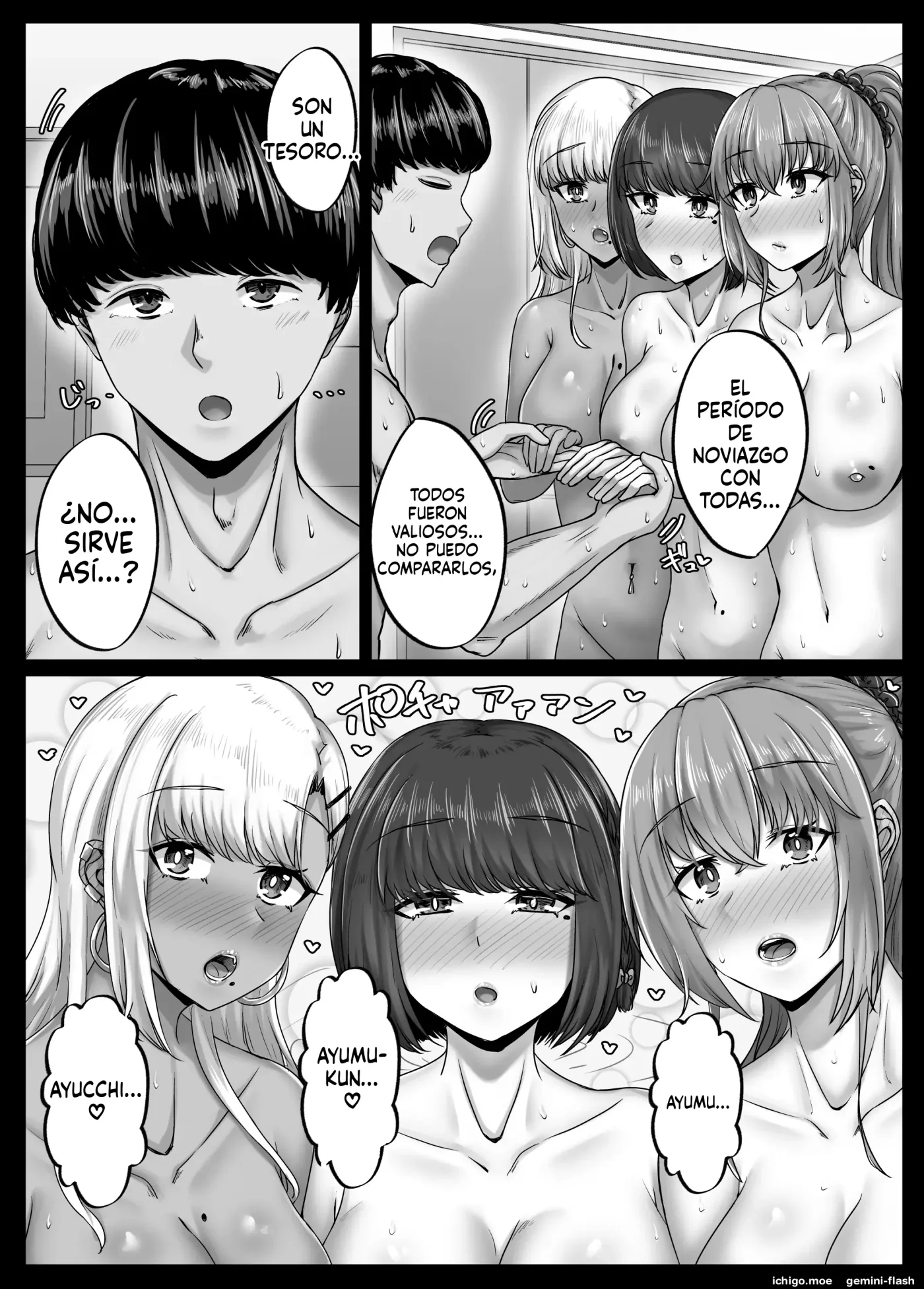 Osananajimi harem kara hajimaru koibito seikatsu 4 (Spanish) MTL capítulo 1 página 11