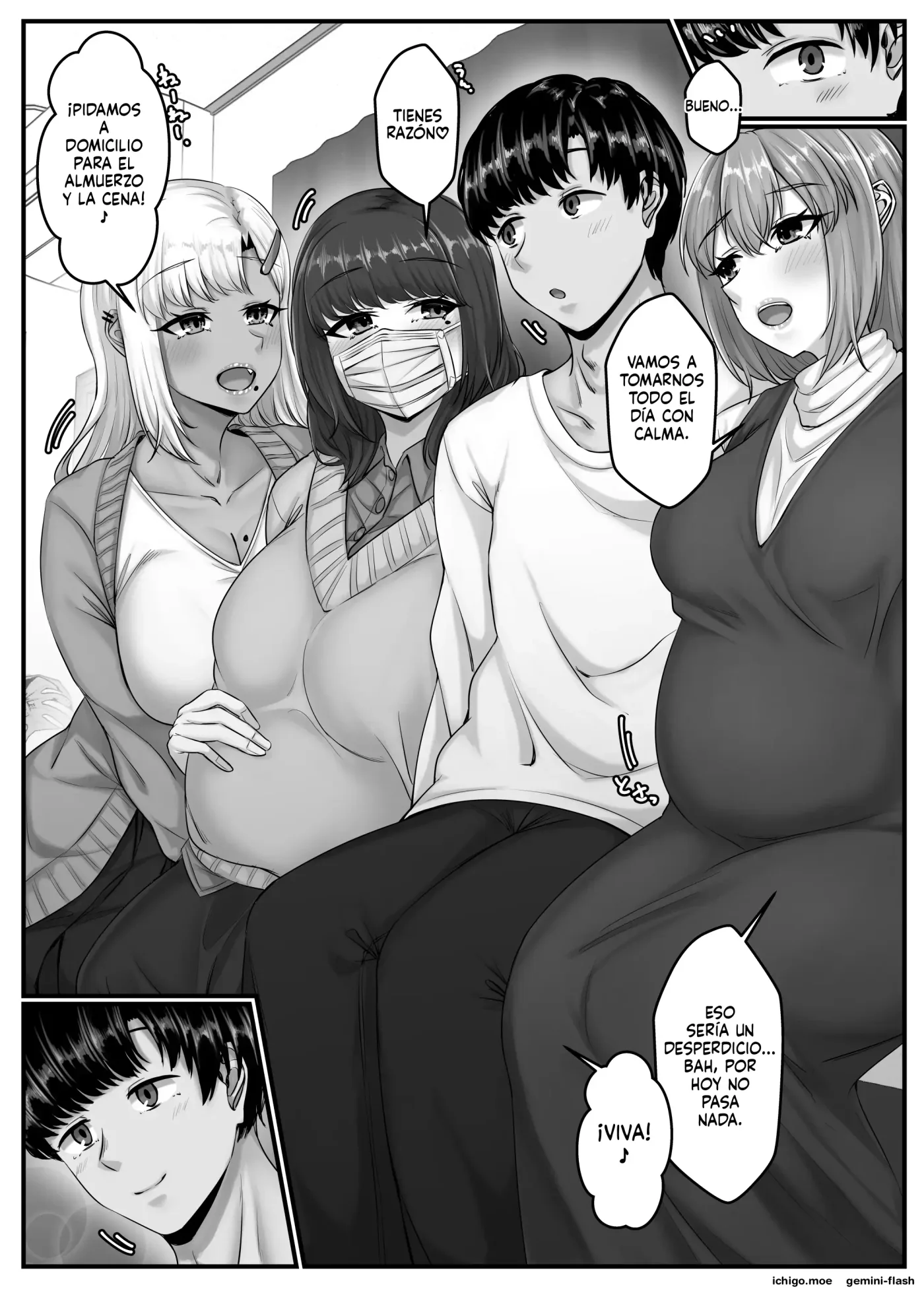 Osananajimi harem kara hajimaru koibito seikatsu 6 (Spanish) MTL capítulo 1 página 82