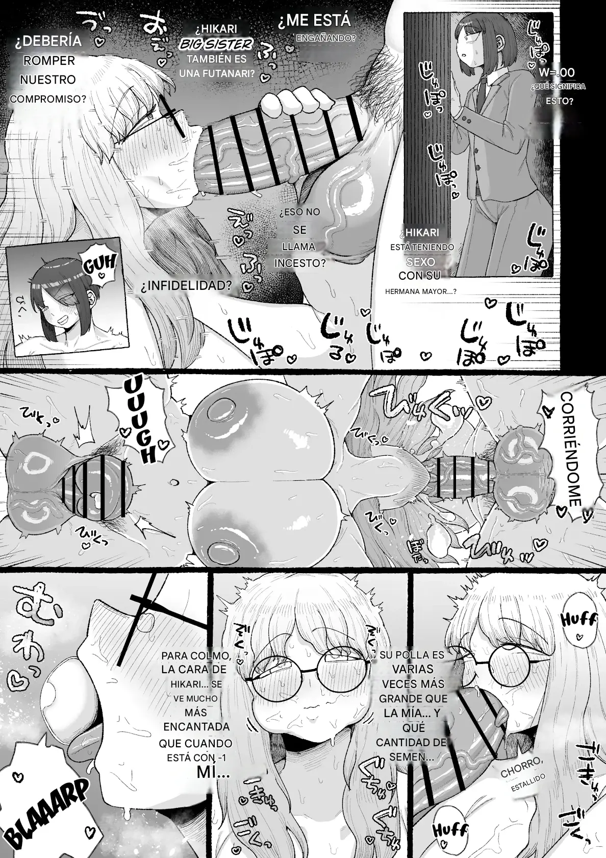 Ogya Babu Charisma Shachou no Mesu Ochi Futanari Homo Chinpo Sandwich Español capítulo 1 página 14