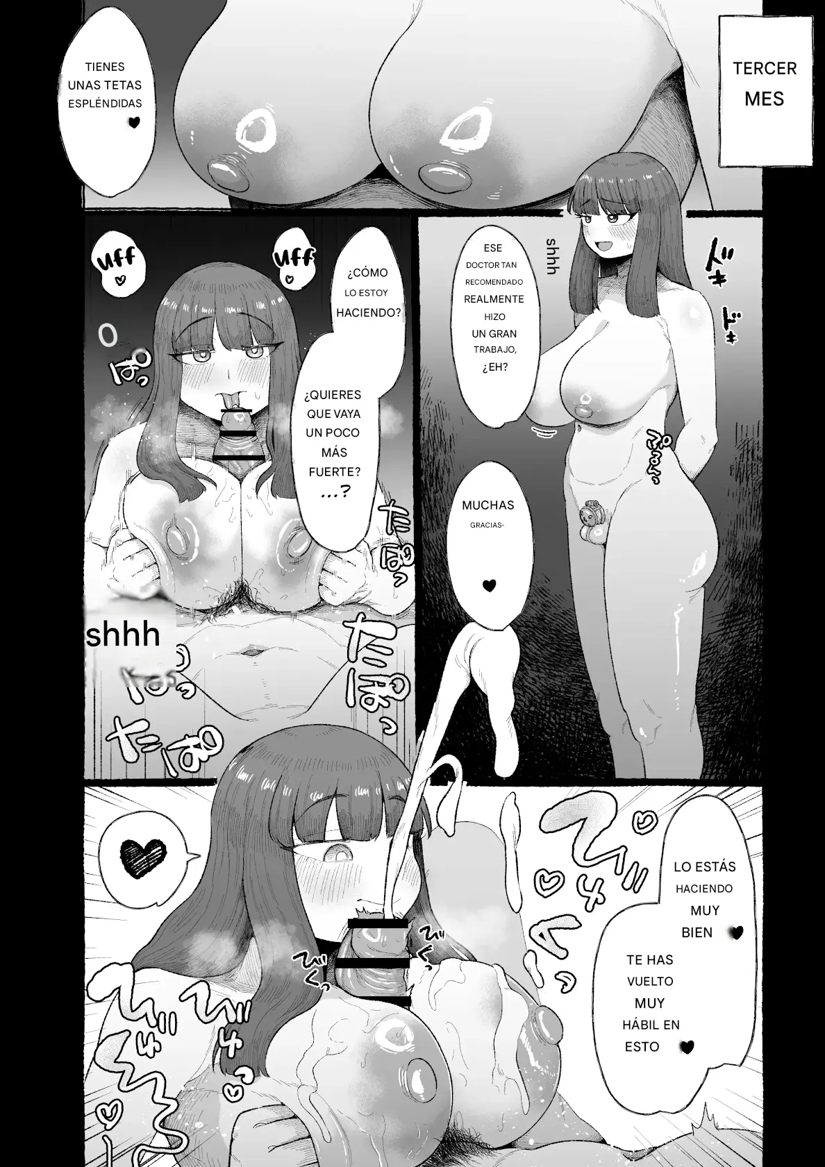 Ogya Babu Charisma Shachou no Mesu Ochi Futanari Homo Chinpo Sandwich Español capítulo 1 página 27