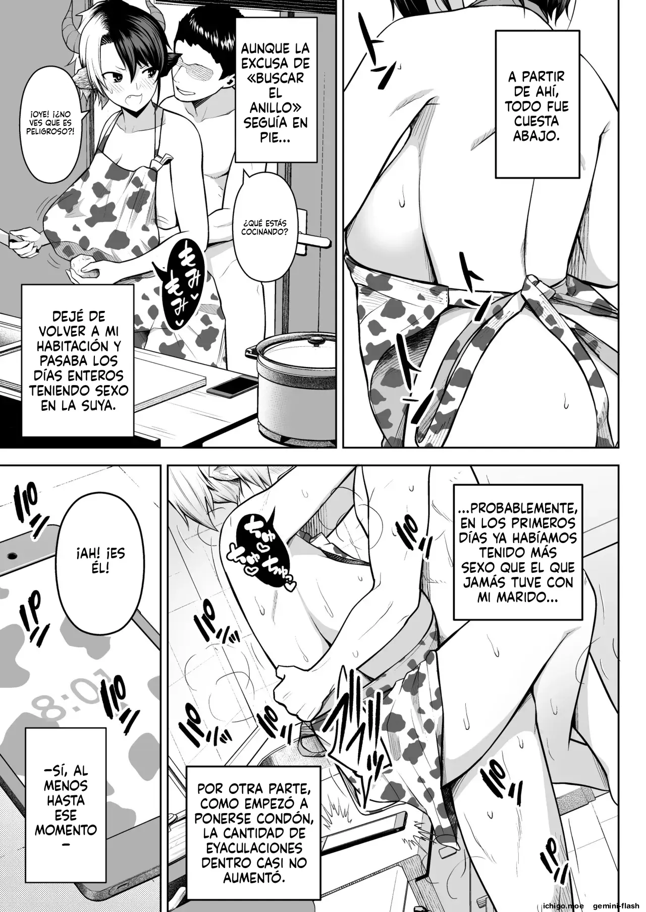 Oku-san no Oppai ga Dekasugiru no ga Warui! Soushuuhen (Spanish) MTL capítulo 1 página 50