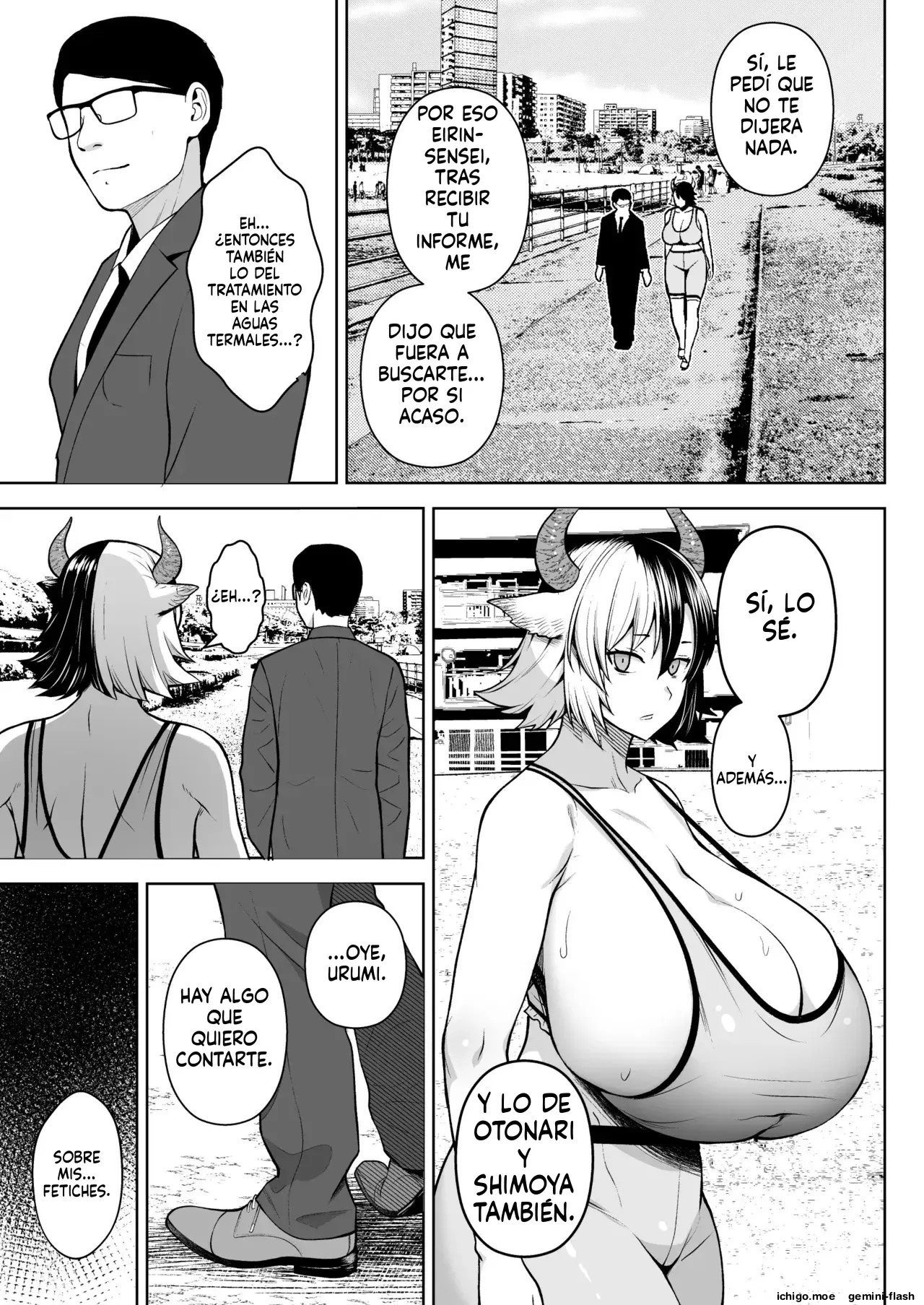 Oku-san no Oppai ga Dekasugiru no ga Warui! Soushuuhen (Spanish) MTL capítulo 1 página 164