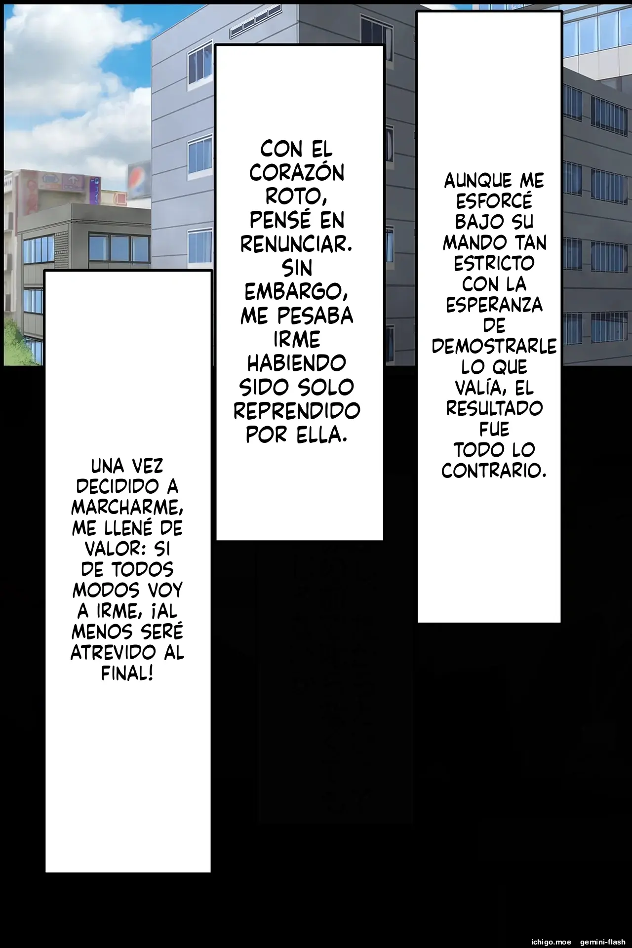 Onna Joushi ga Sankyuu o Totte Mitai to Iu node Boku ga Haramaseru Koto ni Narimashita (Spanish) MTL capítulo 1 página 8