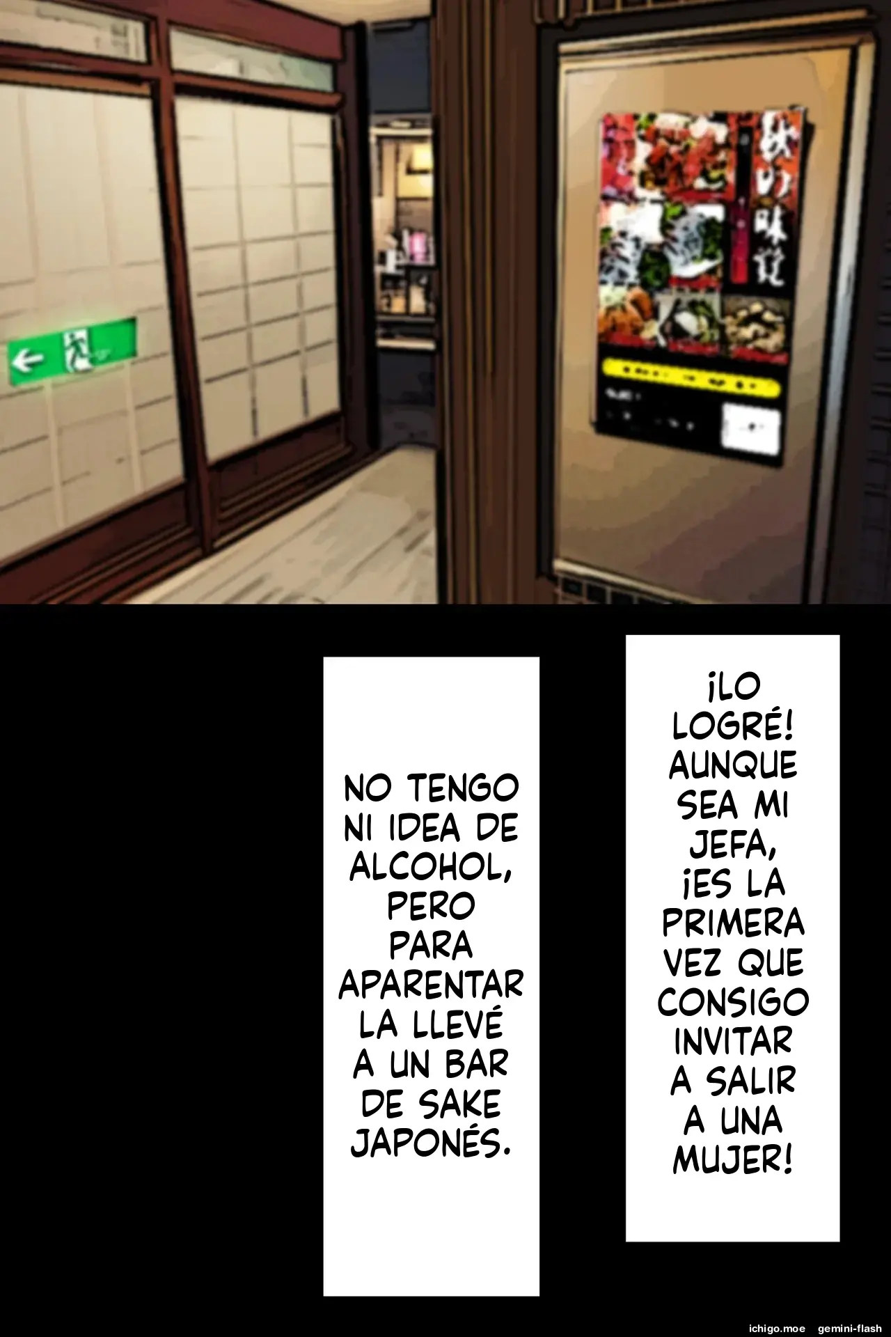 Onna Joushi ga Sankyuu o Totte Mitai to Iu node Boku ga Haramaseru Koto ni Narimashita (Spanish) MTL capítulo 1 página 13
