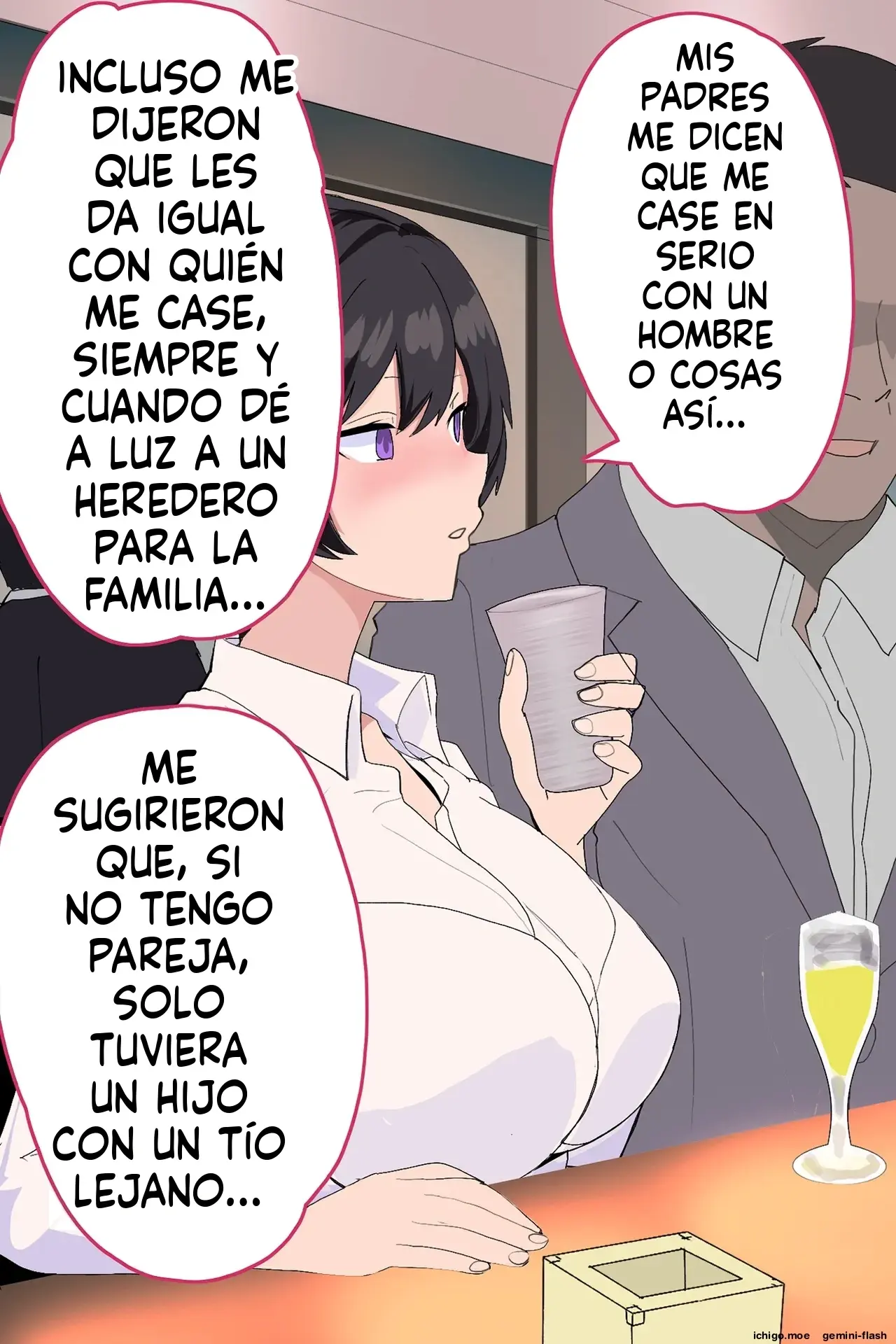 Onna Joushi ga Sankyuu o Totte Mitai to Iu node Boku ga Haramaseru Koto ni Narimashita (Spanish) MTL capítulo 1 página 15