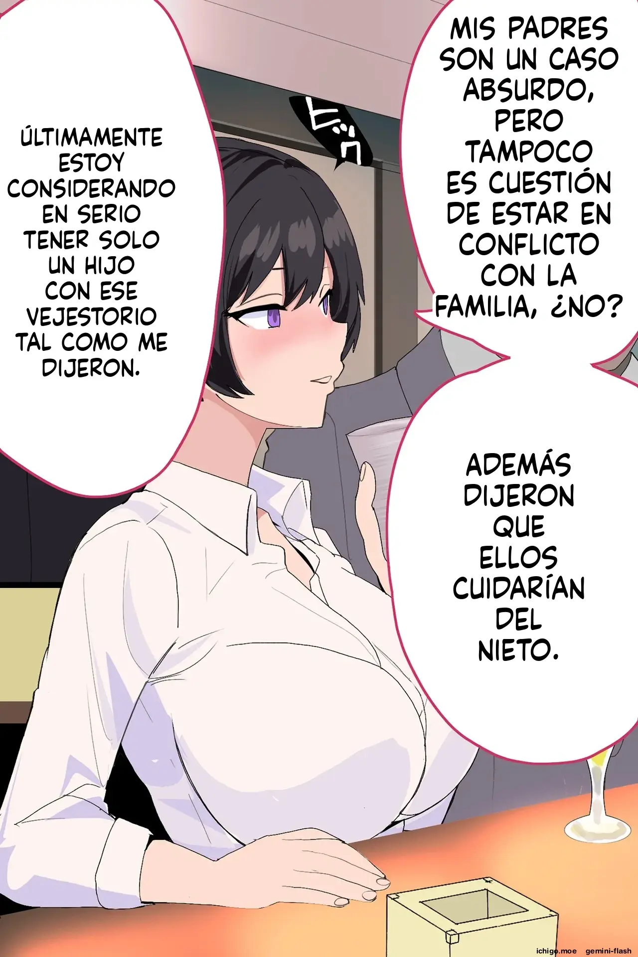 Onna Joushi ga Sankyuu o Totte Mitai to Iu node Boku ga Haramaseru Koto ni Narimashita (Spanish) MTL capítulo 1 página 16