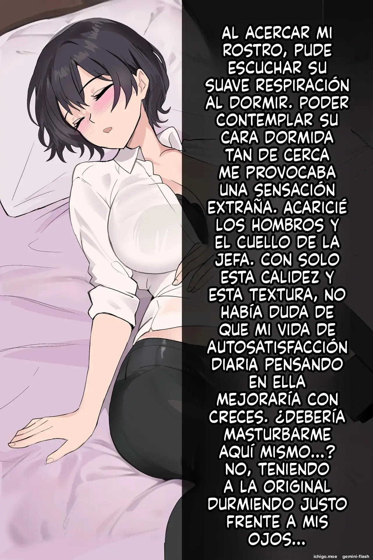Onna Joushi ga Sankyuu o Totte Mitai to Iu node Boku ga Haramaseru Koto ni Narimashita (Spanish) MTL capítulo 1 página 26