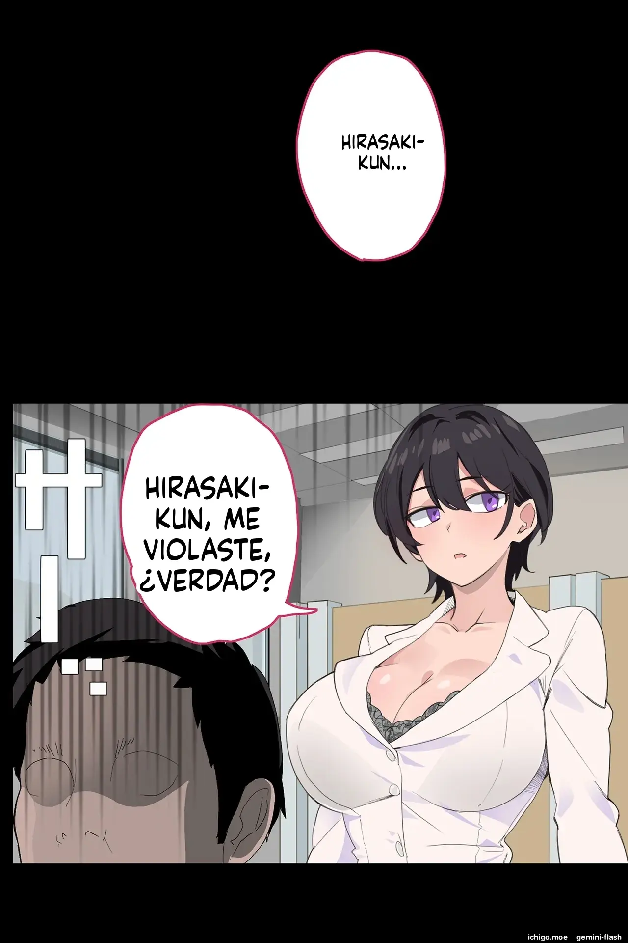 Onna Joushi ga Sankyuu o Totte Mitai to Iu node Boku ga Haramaseru Koto ni Narimashita (Spanish) MTL capítulo 1 página 73