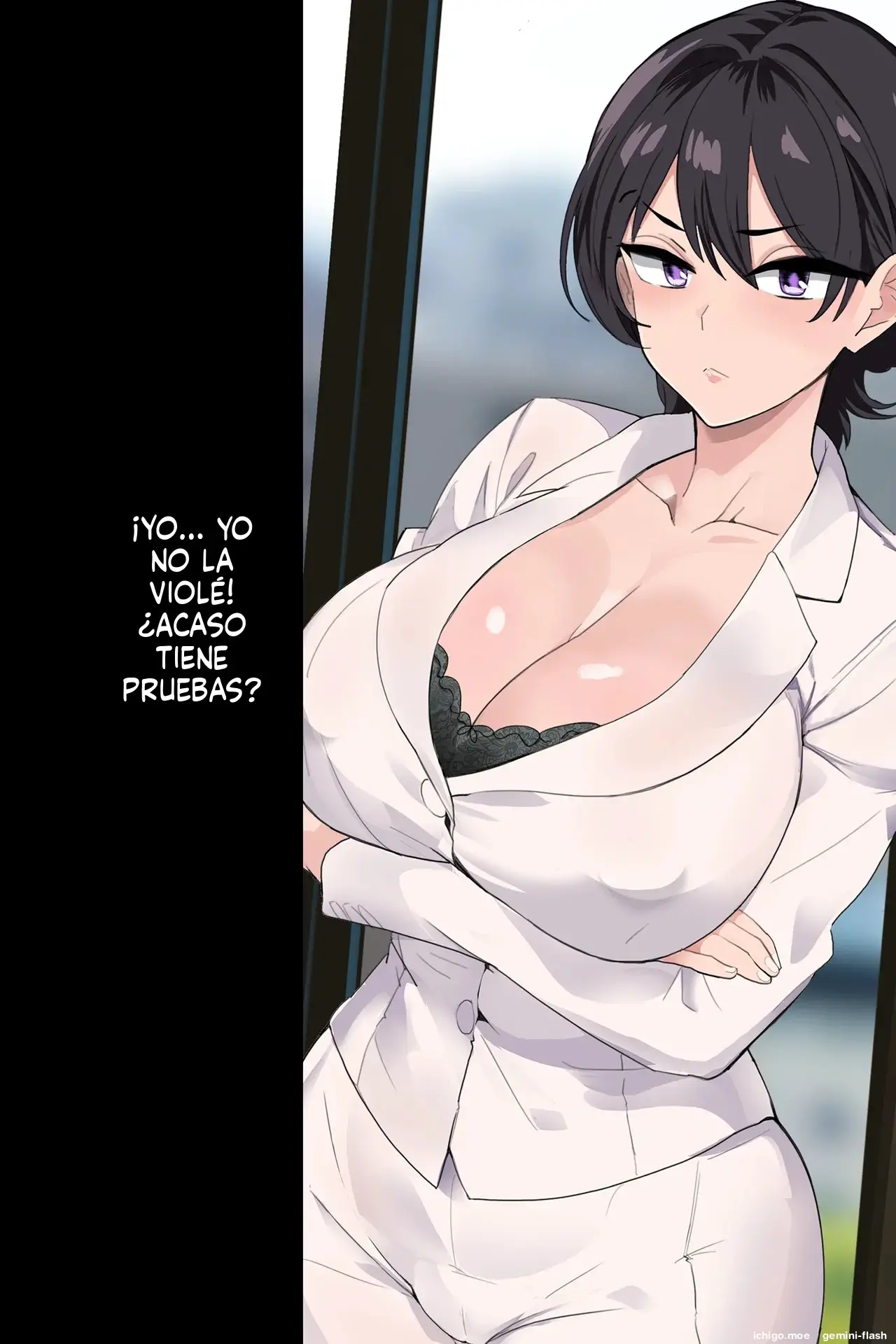 Onna Joushi ga Sankyuu o Totte Mitai to Iu node Boku ga Haramaseru Koto ni Narimashita (Spanish) MTL capítulo 1 página 75