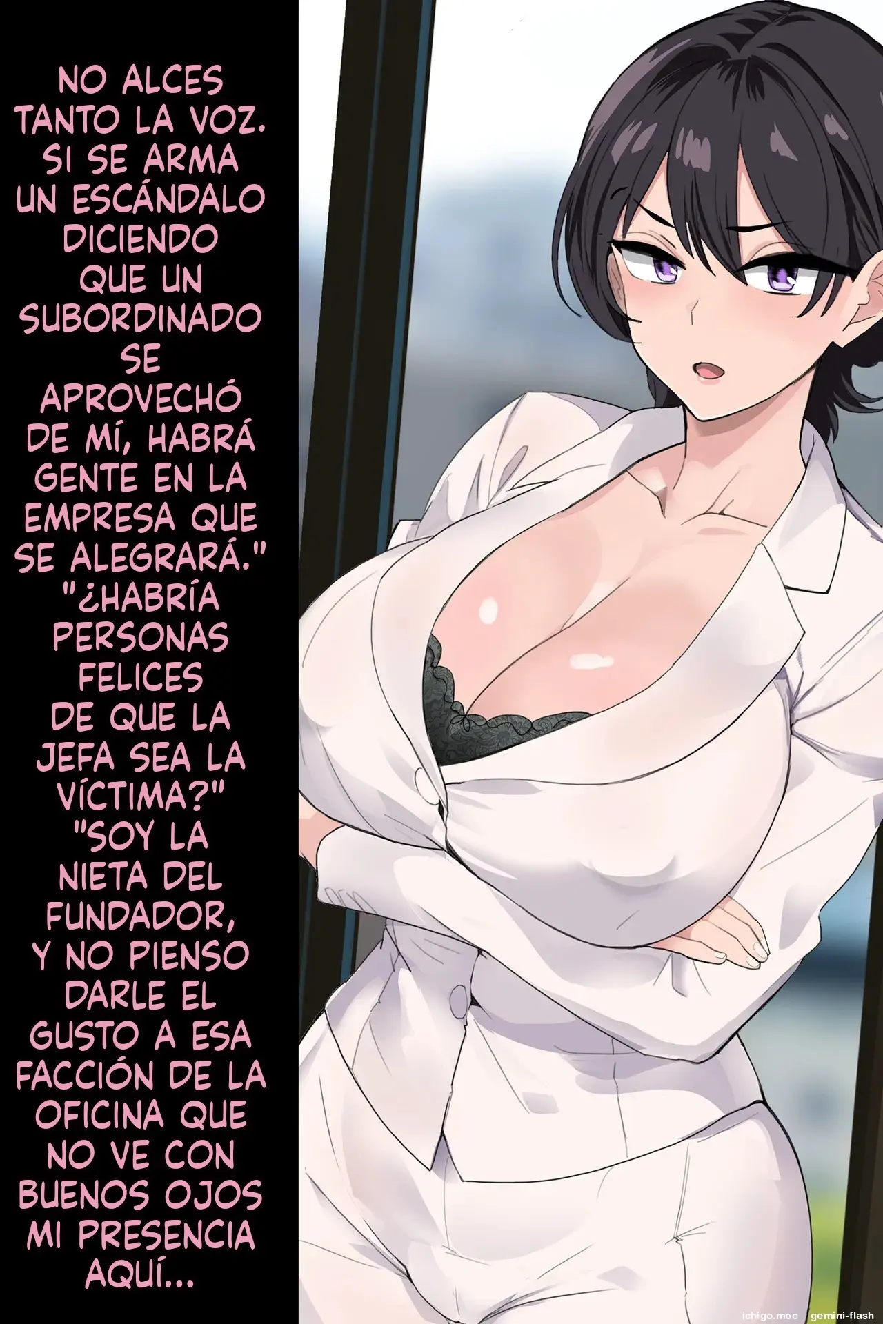 Onna Joushi ga Sankyuu o Totte Mitai to Iu node Boku ga Haramaseru Koto ni Narimashita (Spanish) MTL capítulo 1 página 80