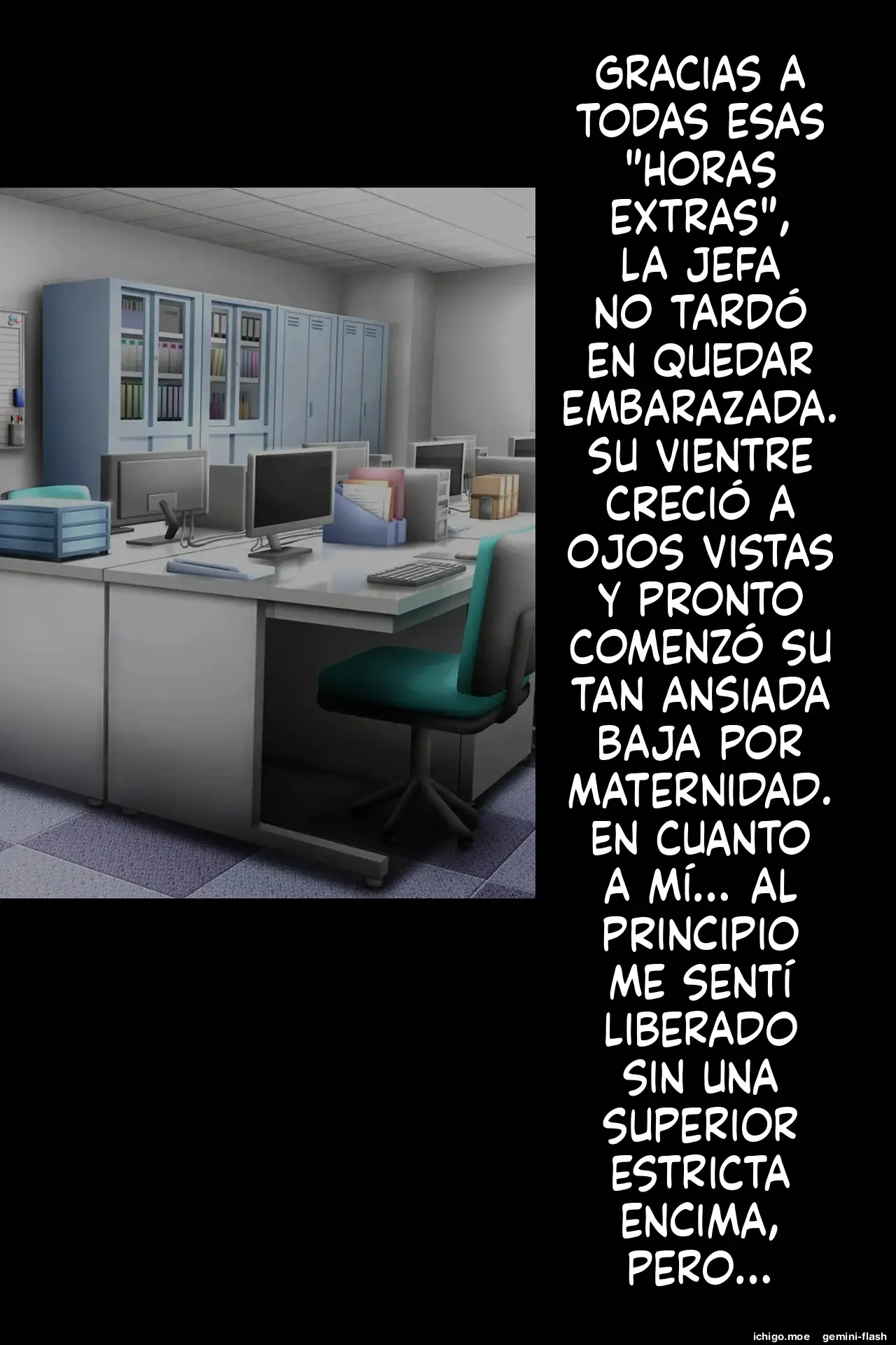 Onna Joushi ga Sankyuu o Totte Mitai to Iu node Boku ga Haramaseru Koto ni Narimashita (Spanish) MTL capítulo 1 página 172