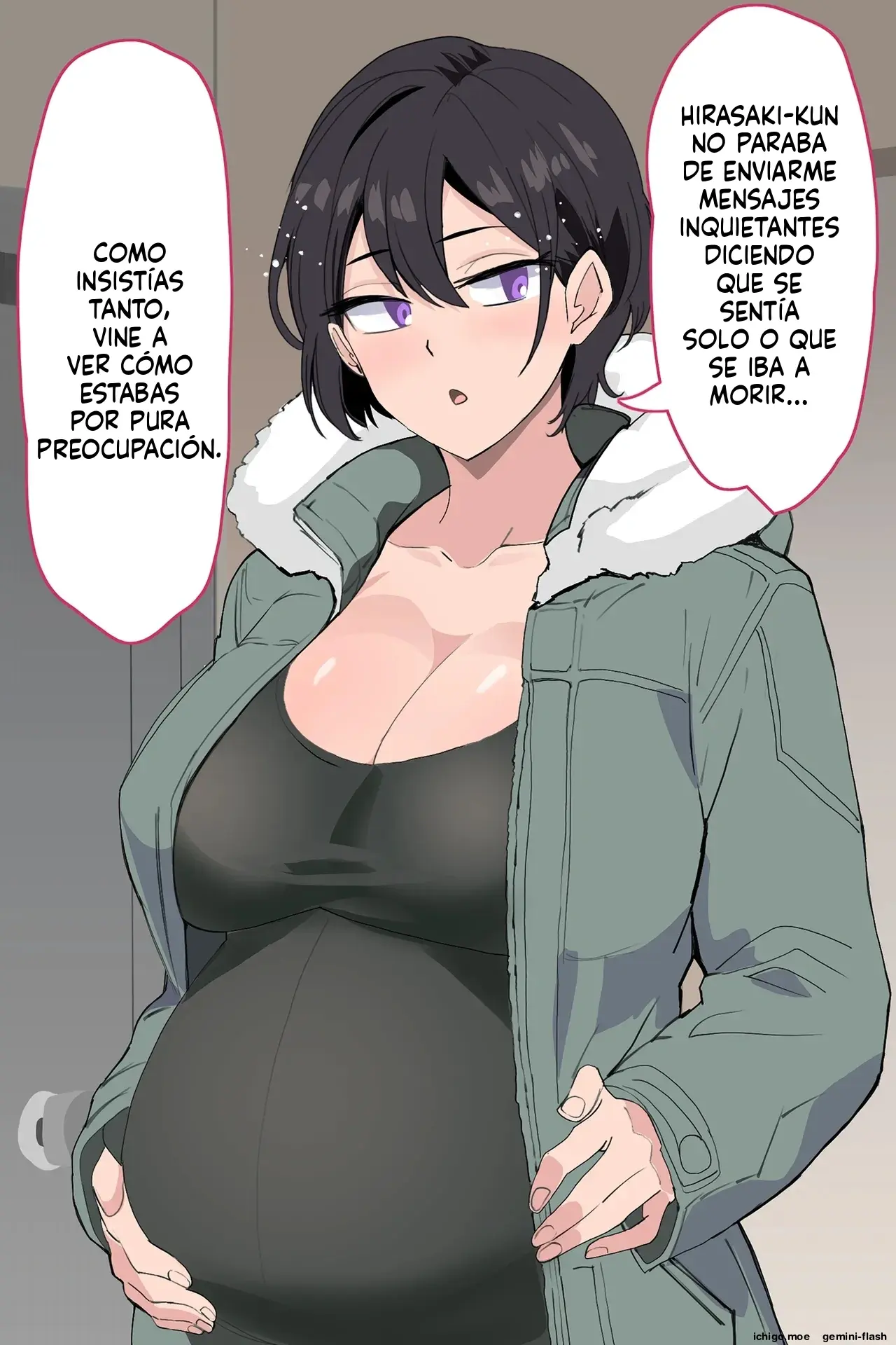 Onna Joushi ga Sankyuu o Totte Mitai to Iu node Boku ga Haramaseru Koto ni Narimashita (Spanish) MTL capítulo 1 página 175