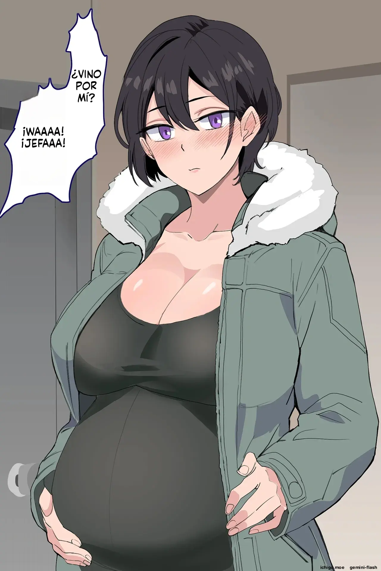 Onna Joushi ga Sankyuu o Totte Mitai to Iu node Boku ga Haramaseru Koto ni Narimashita (Spanish) MTL capítulo 1 página 176