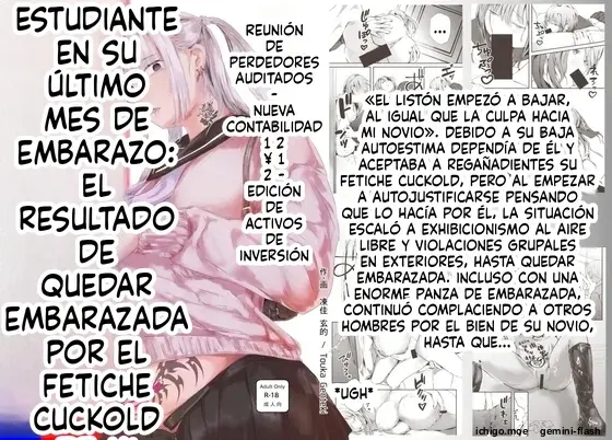 Ringetsu gakusei kuzu kareshi no netora se shumi de ninshin shita kekka kansa shippai (Spanish) MTL capítulo 1 página 1