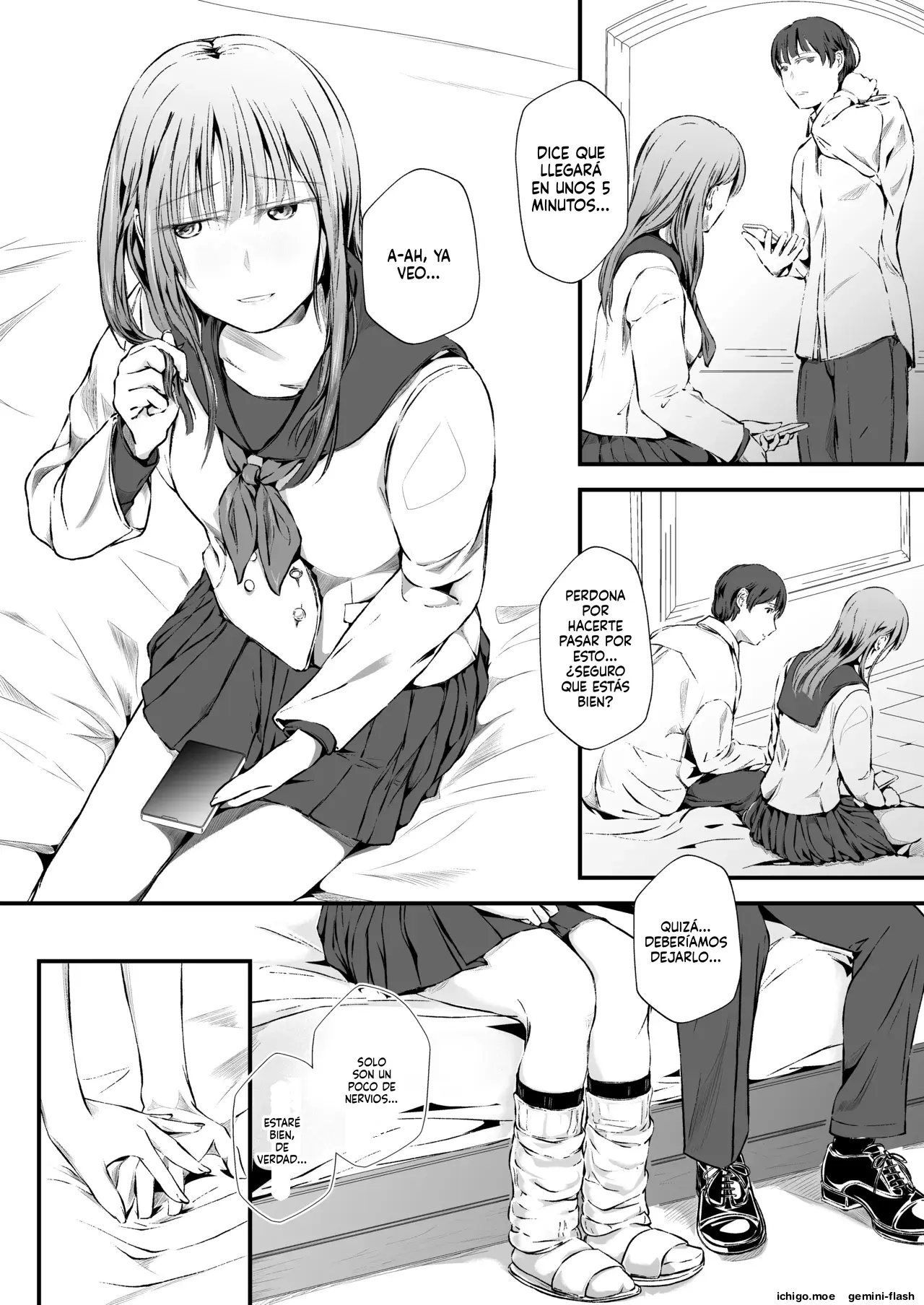 Ringetsu gakusei kuzu kareshi no netora se shumi de ninshin shita kekka kansa shippai (Spanish) MTL capítulo 1 página 2