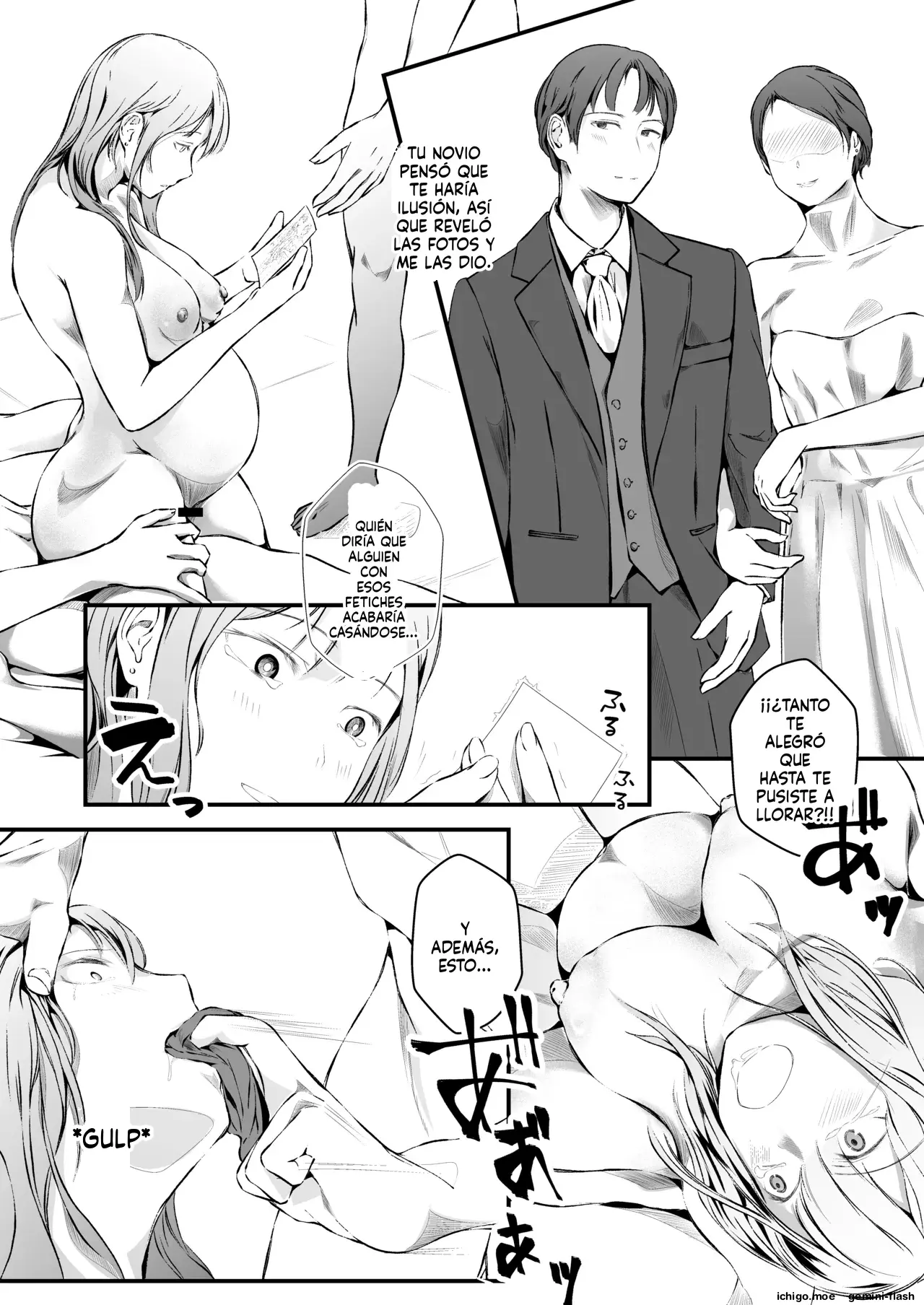 Ringetsu gakusei kuzu kareshi no netora se shumi de ninshin shita kekka kansa shippai (Spanish) MTL capítulo 1 página 30