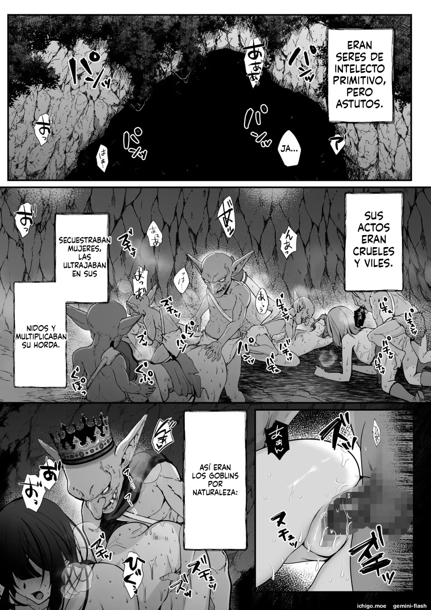 Seijo ni Goblin no Suana o Hakai Sareta node Seijo o Atarashii Suana ni Shimasu (Spanish) MTL capítulo 1 página 2