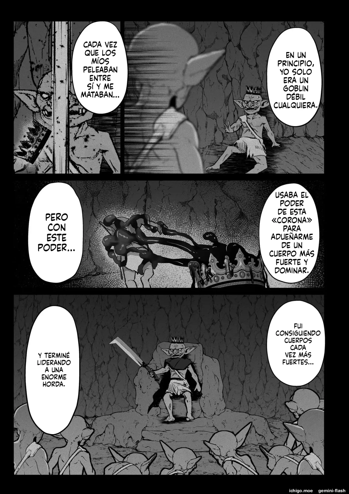 Seijo ni Goblin no Suana o Hakai Sareta node Seijo o Atarashii Suana ni Shimasu (Spanish) MTL capítulo 1 página 12