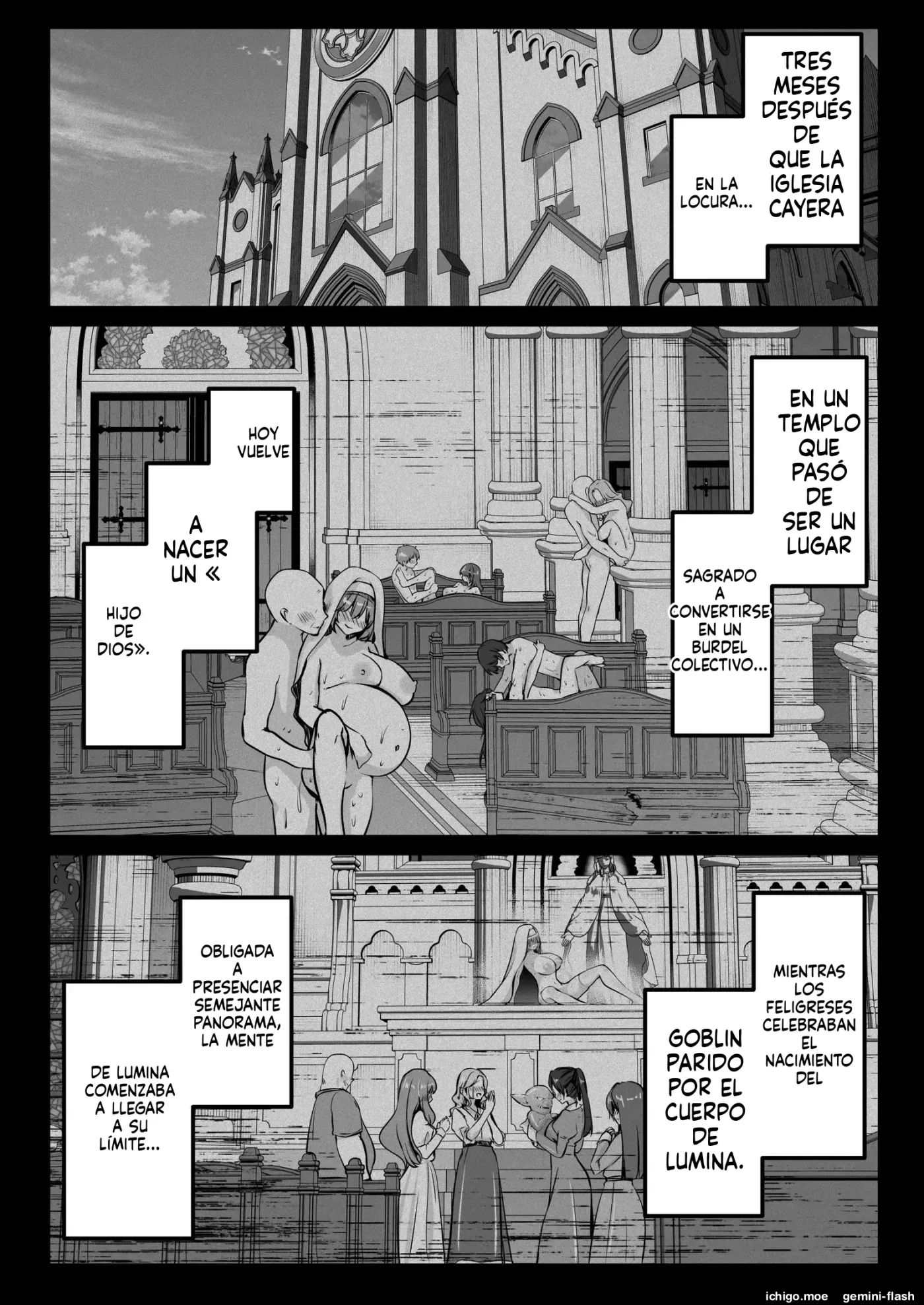 Seijo ni Goblin no Suana o Hakai Sareta node Seijo o Atarashii Suana ni Shimasu (Spanish) MTL capítulo 1 página 67