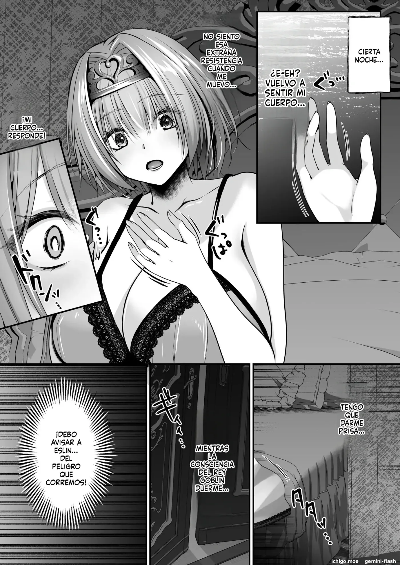 Seijo ni Goblin no Suana o Hakai Sareta node Seijo o Atarashii Suana ni Shimasu (Spanish) MTL capítulo 1 página 68