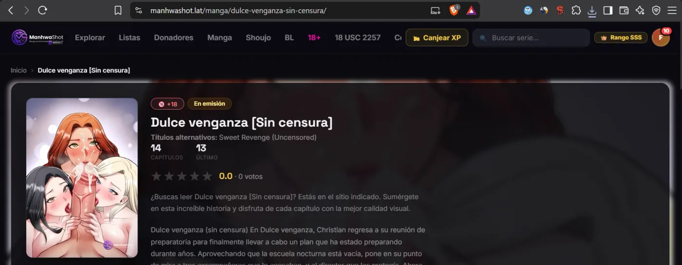 Dulce venganza (Sin censura) capítulo 2 página 31
