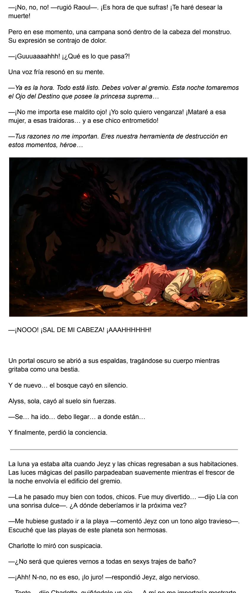 El Alquimista De Fuego Que Enamora A Todas Sin Querer salvara el universo... O algo asi! (Novela) capítulo 19 página 6