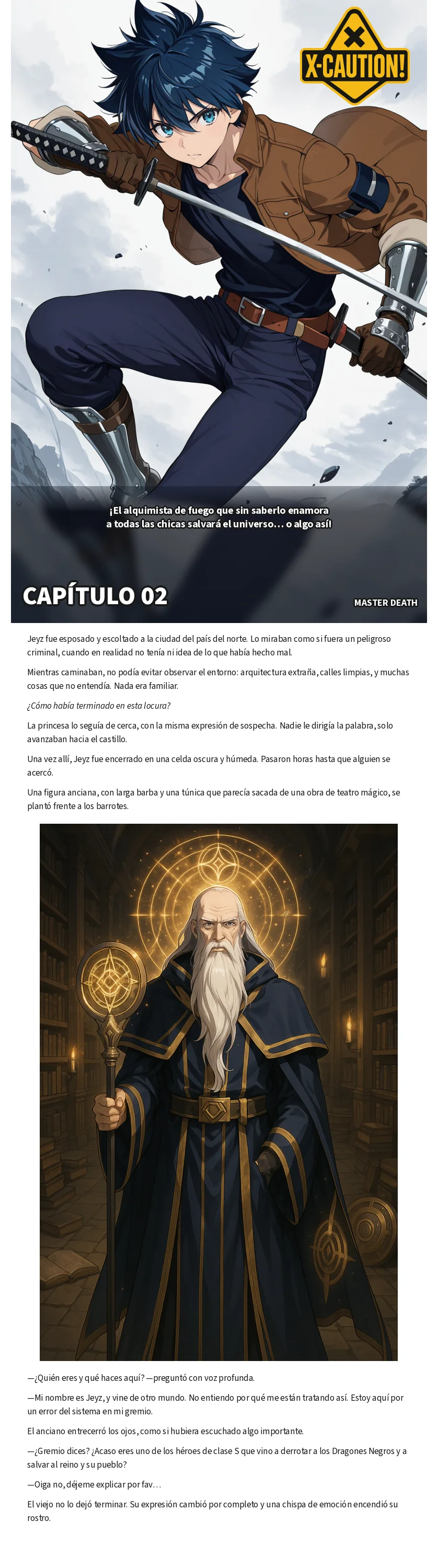 El Alquimista De Fuego Que Enamora A Todas Sin Querer salvara el universo... O algo asi! (Novela) capítulo 2 página 1