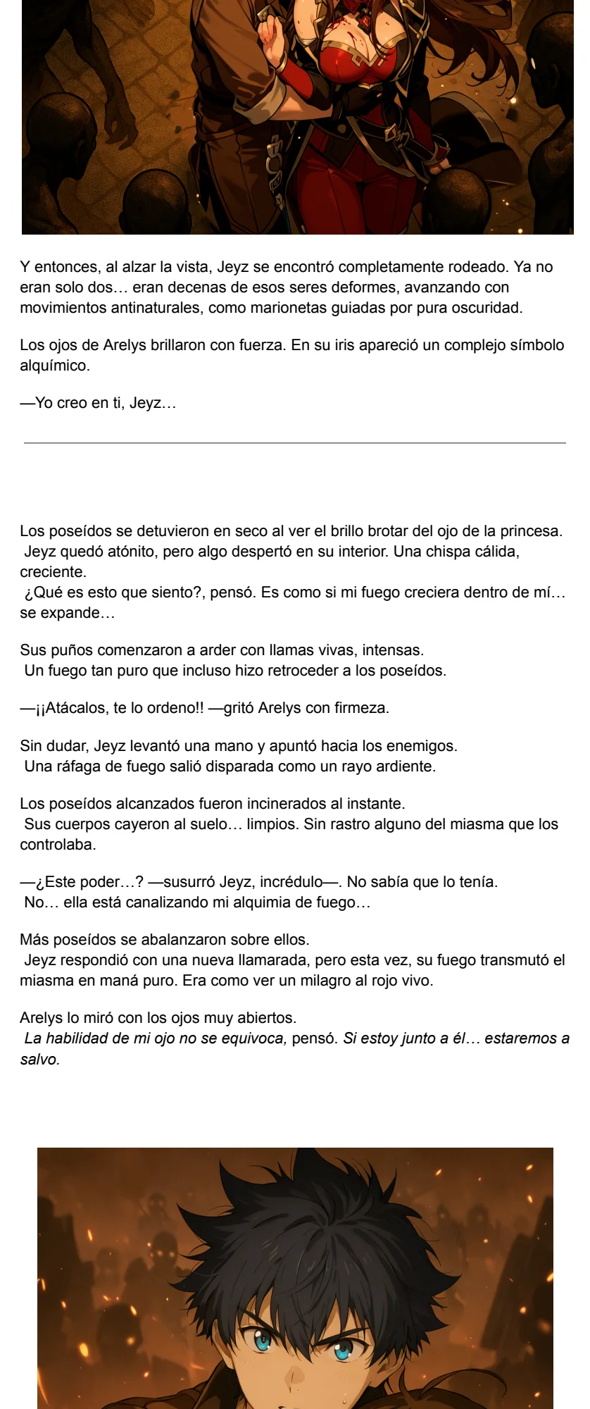 El Alquimista De Fuego Que Enamora A Todas Sin Querer salvara el universo... O algo asi! (Novela) capítulo 20 página 8