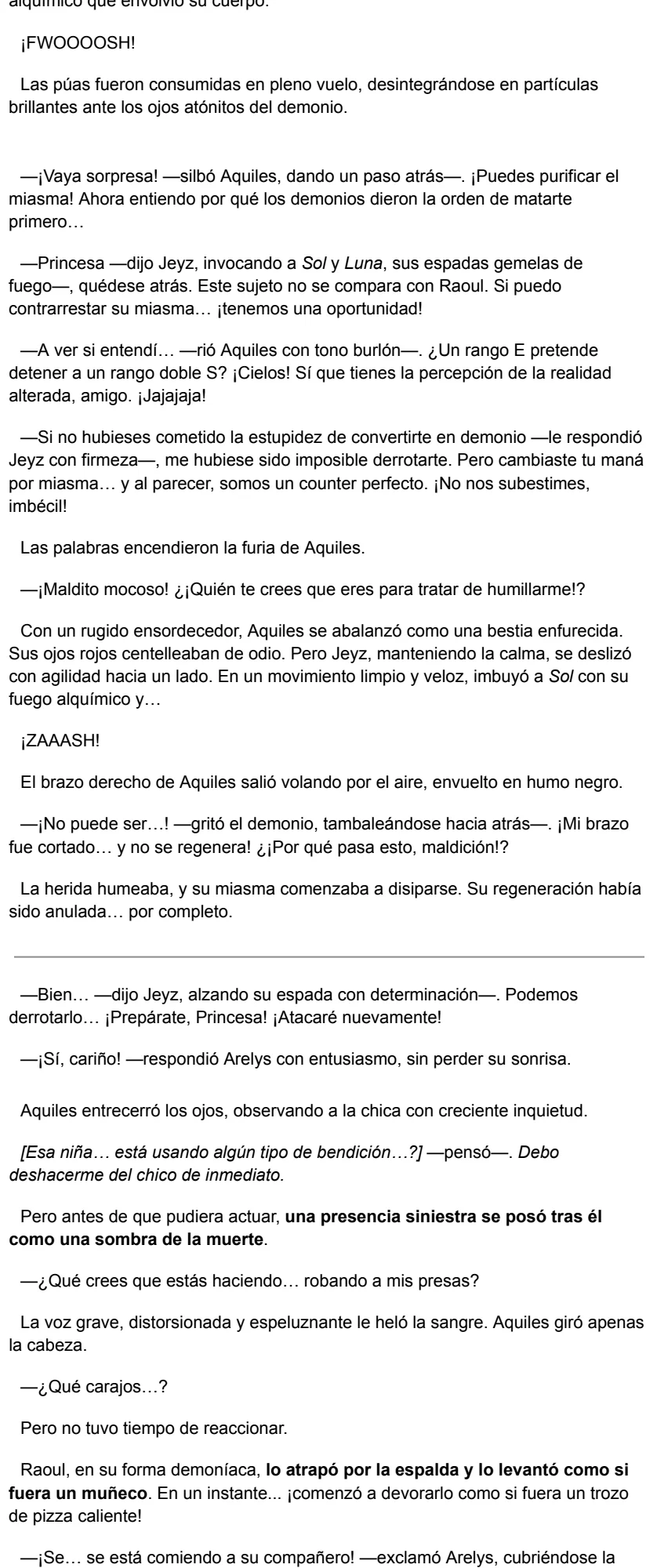 El Alquimista De Fuego Que Enamora A Todas Sin Querer salvara el universo... O algo asi! (Novela) capítulo 22 página 8