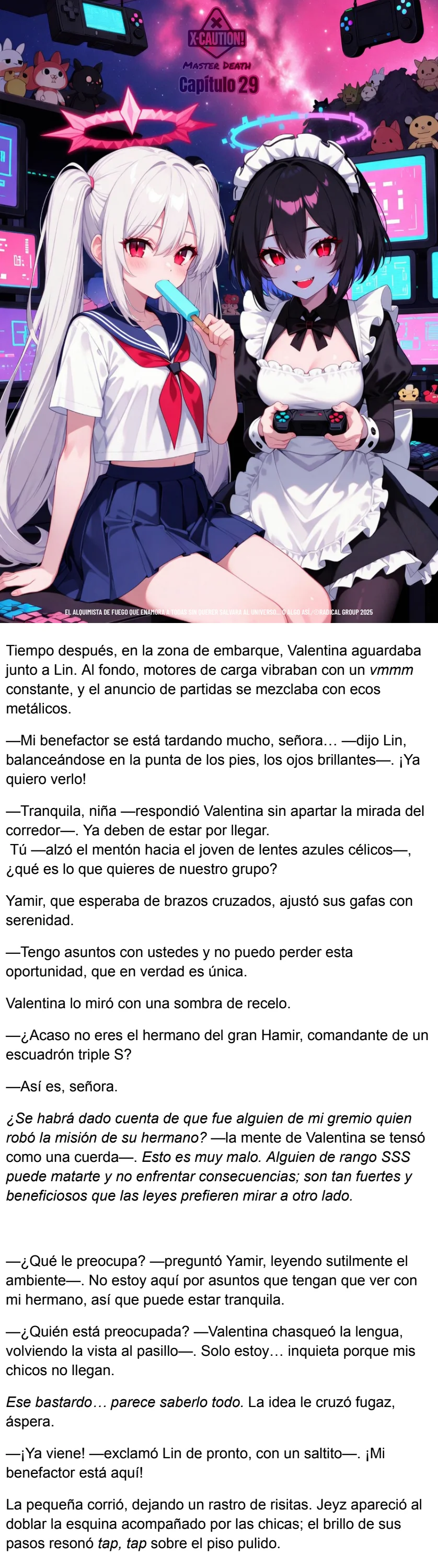 El Alquimista De Fuego Que Enamora A Todas Sin Querer salvara el universo... O algo asi! (Novela) capítulo 36 página 1