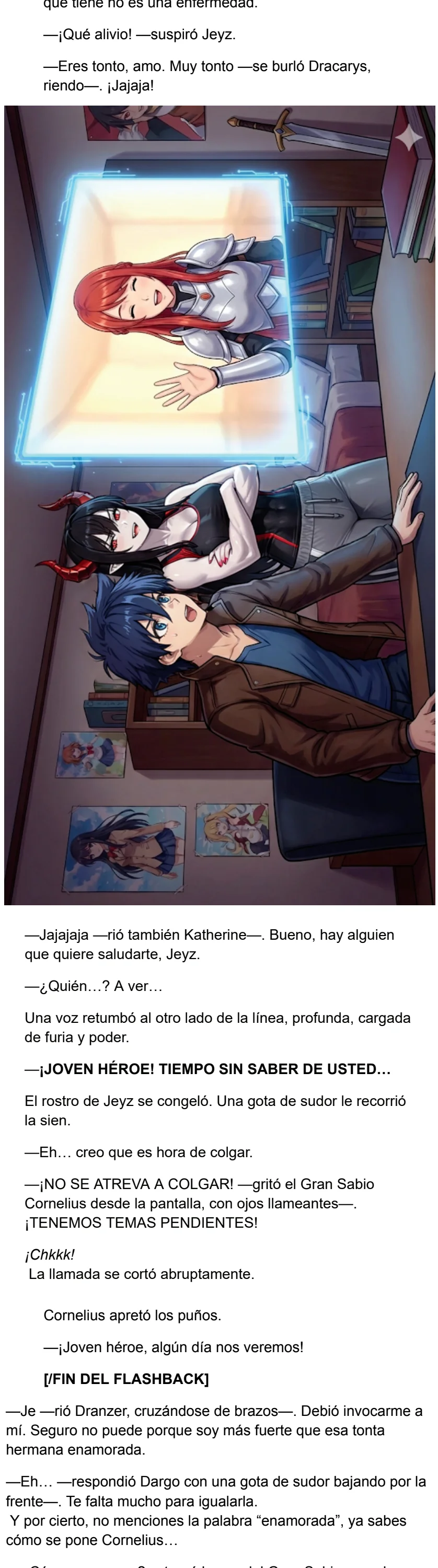El Alquimista De Fuego Que Enamora A Todas Sin Querer salvara el universo... O algo asi! (Novela) capítulo 36 página 8