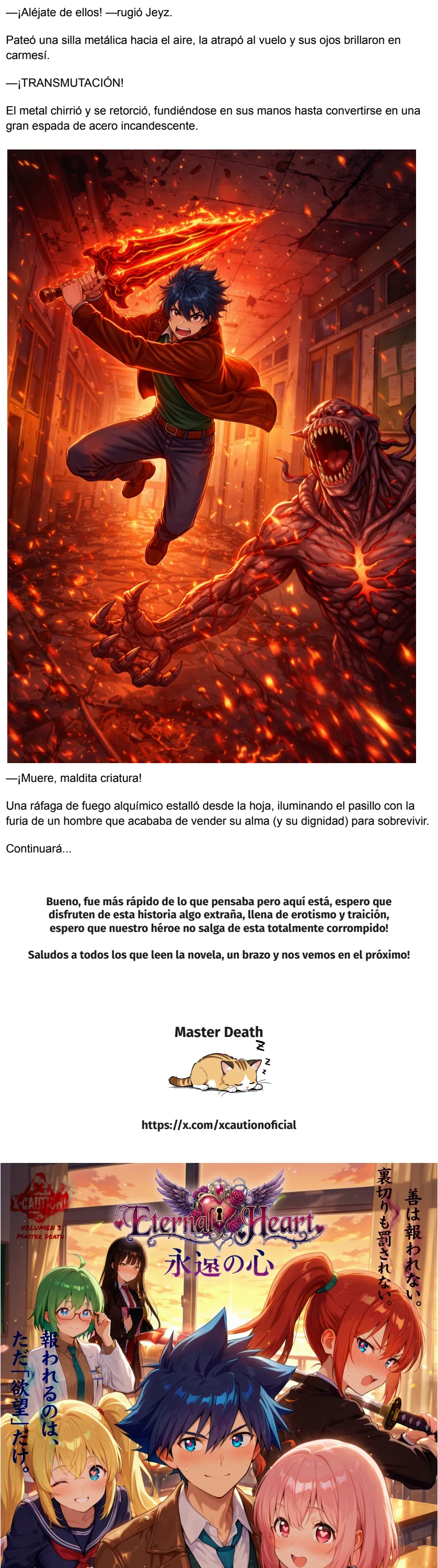 El Alquimista De Fuego Que Enamora A Todas Sin Querer salvara el universo... O algo asi! (Novela) capítulo 41 página 8