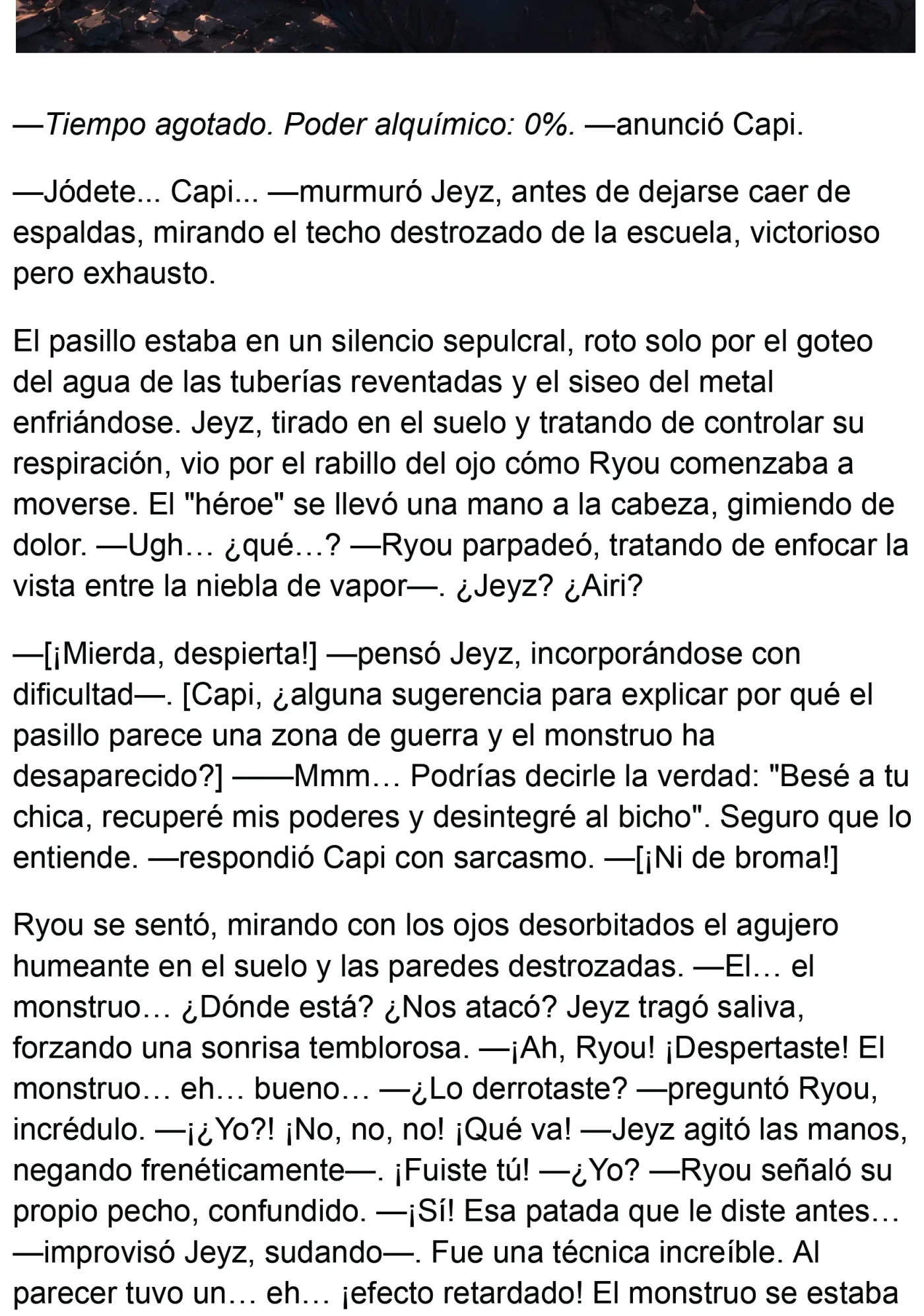 El Alquimista De Fuego Que Enamora A Todas Sin Querer salvara el universo... O algo asi! (Novela) capítulo 42 página 9