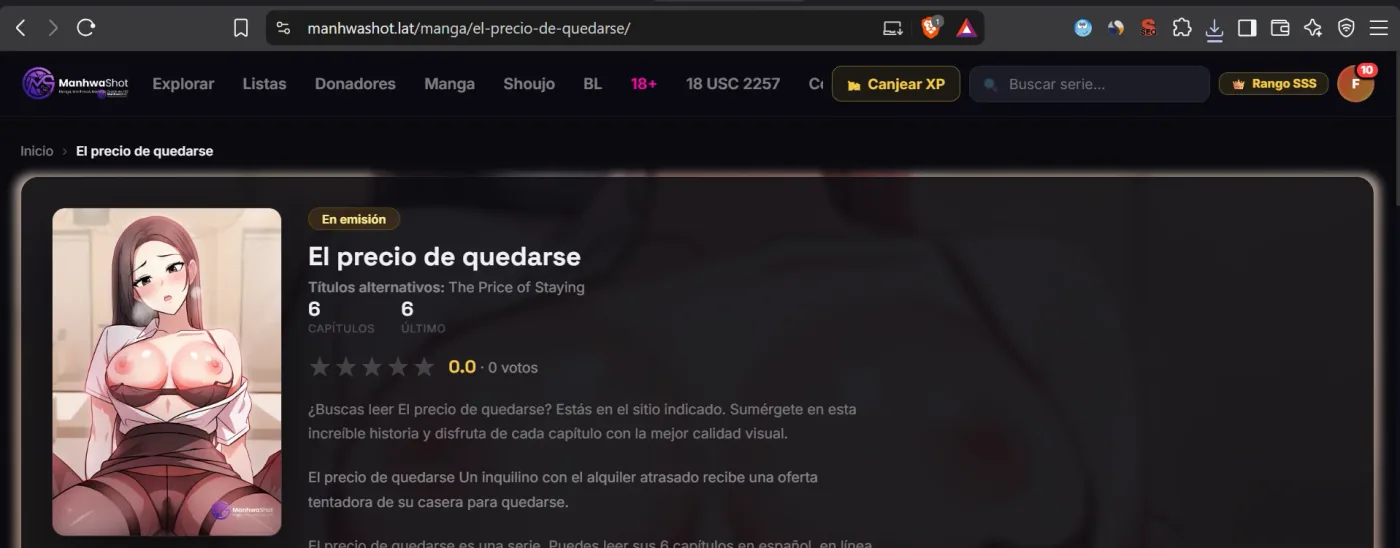 El precio de quedarse capítulo 1 página 34