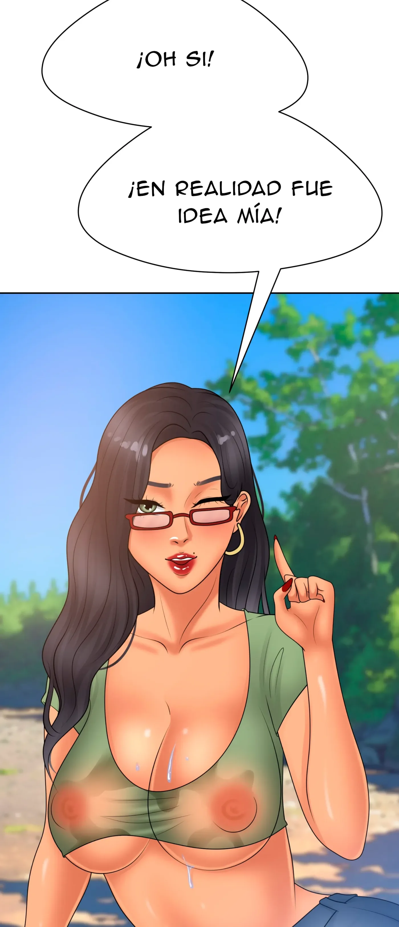 Ella me enseña mucho (Sin censura) capítulo 13 página 50