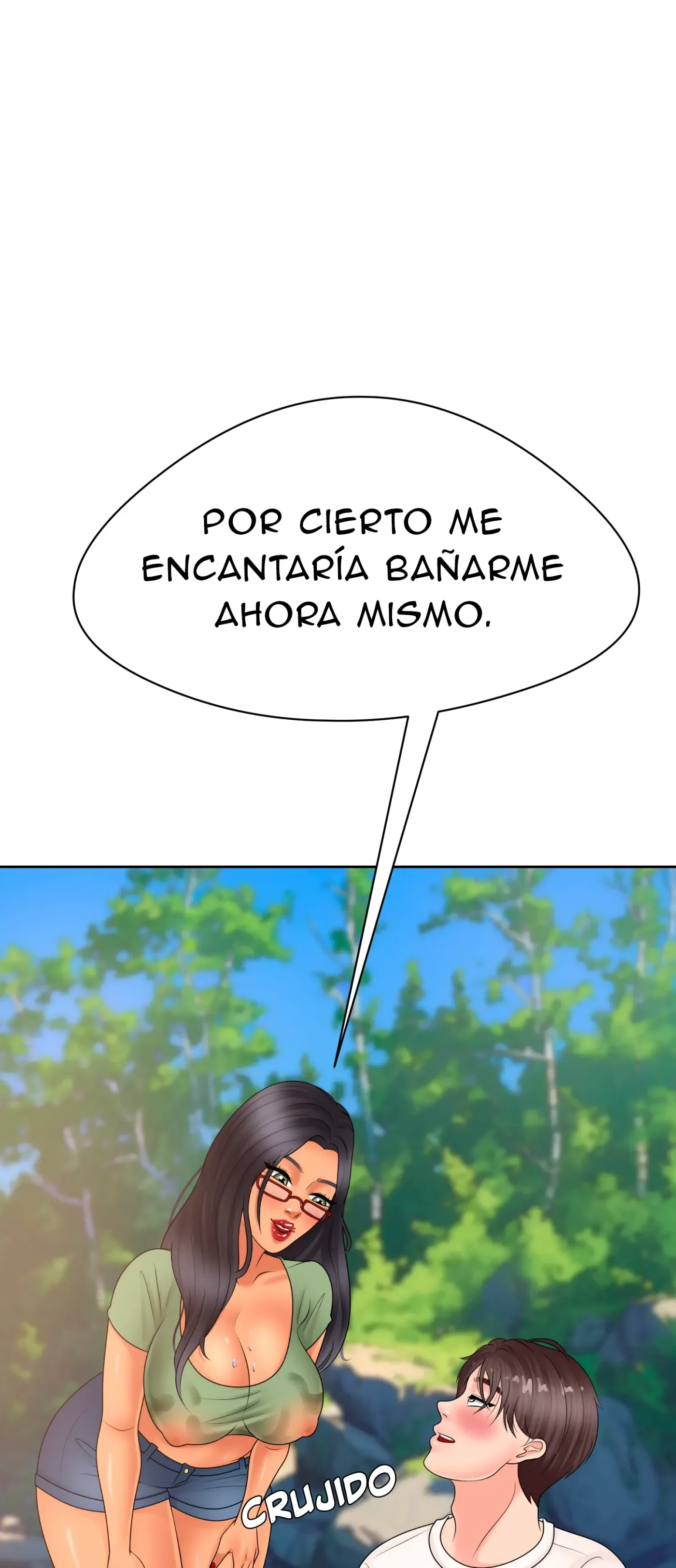 Ella me enseña mucho (Sin censura) capítulo 13 página 53