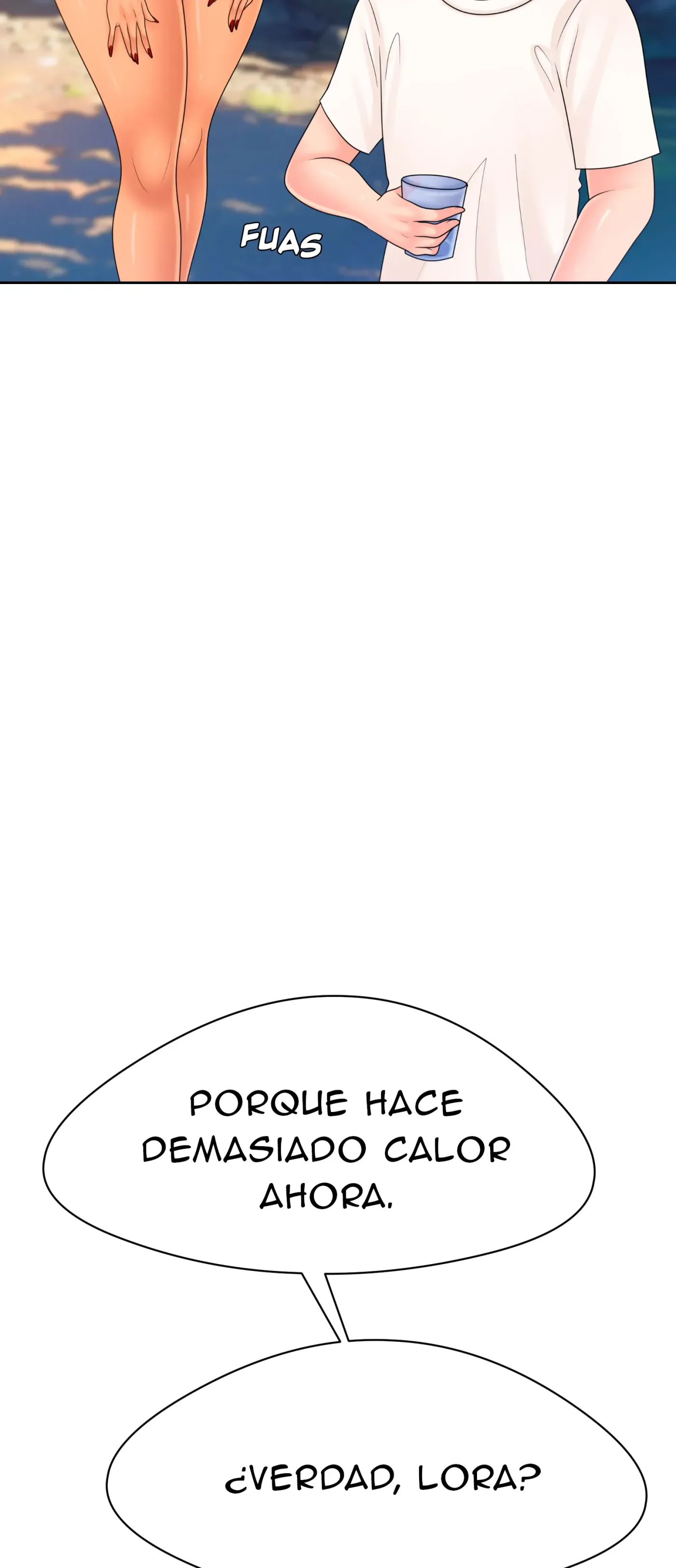 Ella me enseña mucho (Sin censura) capítulo 13 página 54