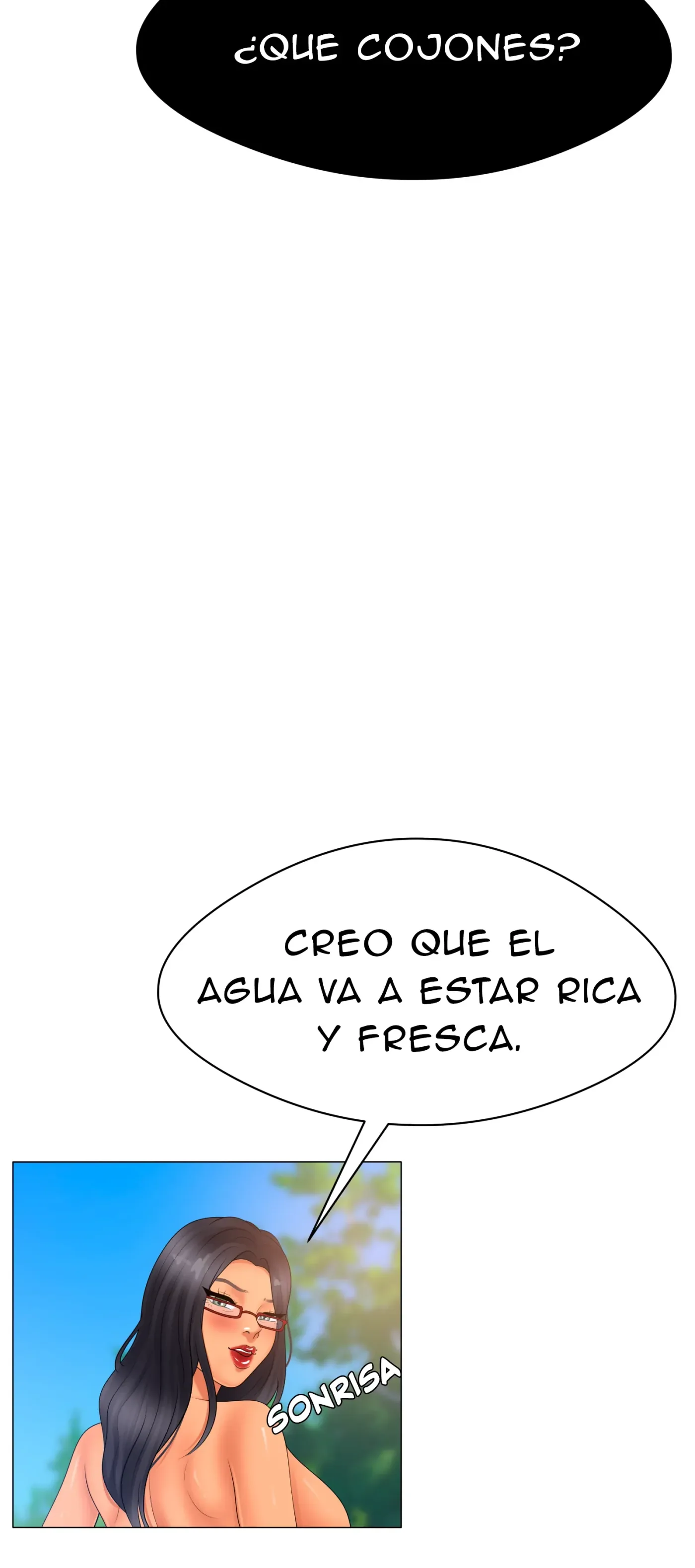 Ella me enseña mucho (Sin censura) capítulo 13 página 58