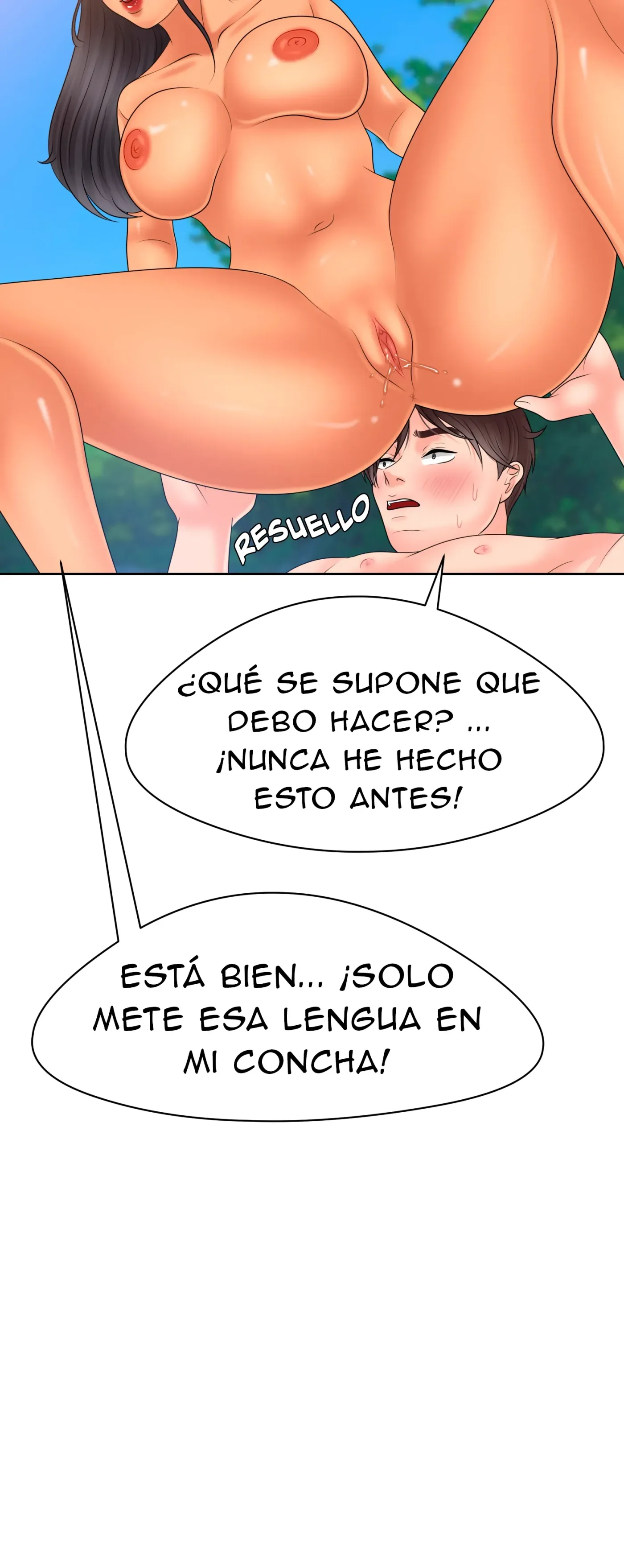 Ella me enseña mucho (Sin censura) capítulo 14 página 53