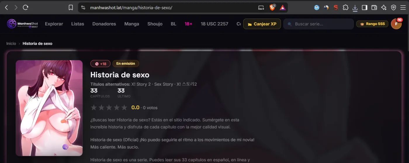 Historia de sexo capítulo 1 página 19