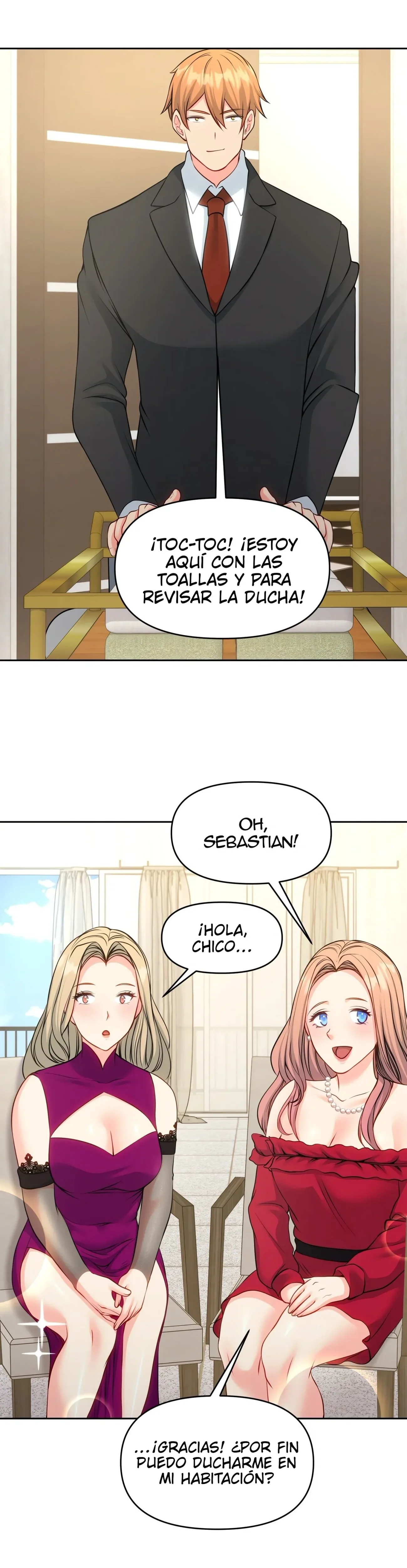 Hotel de milfs [Sin censura] capítulo 2 página 8