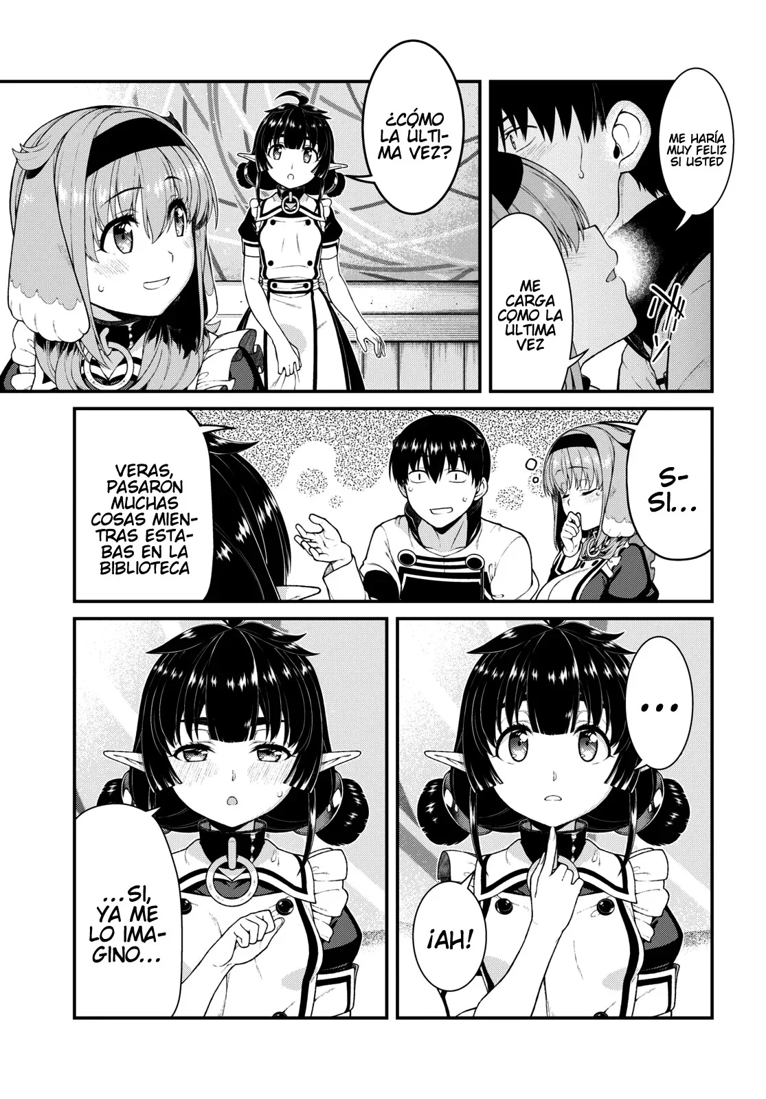 Isekai Meikyuu de Harem o capítulo 73 página 7
